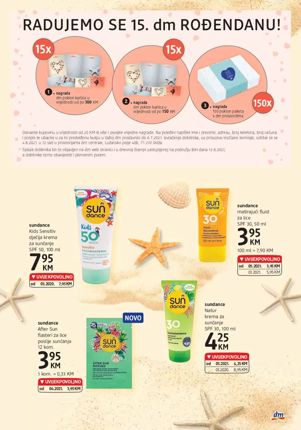 dm-akcijski-katalog cm cosmetic market. bingo. konzum. amko. 