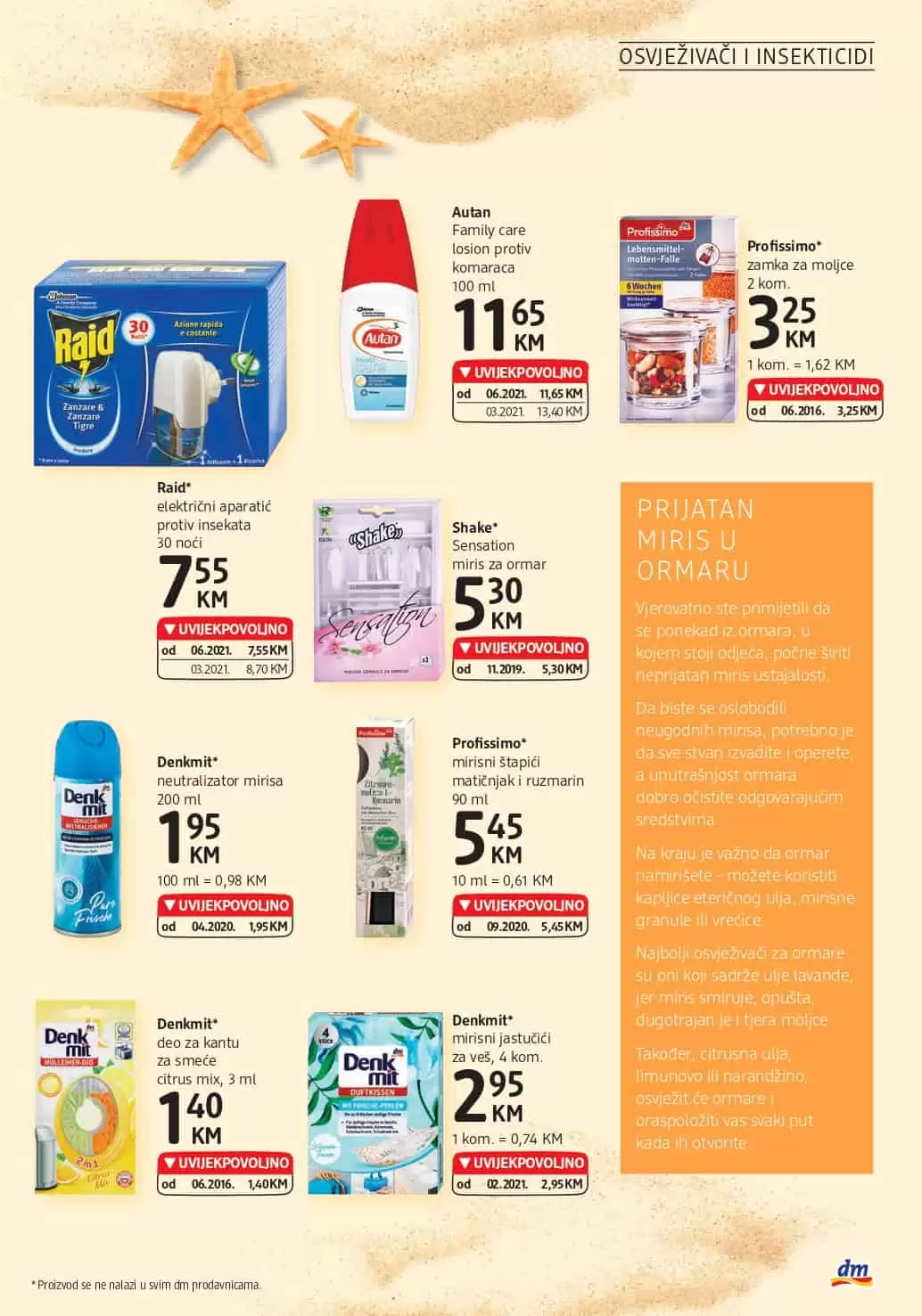 dm-akcijski-katalog cm cosmetic market. bingo. konzum. amko. 