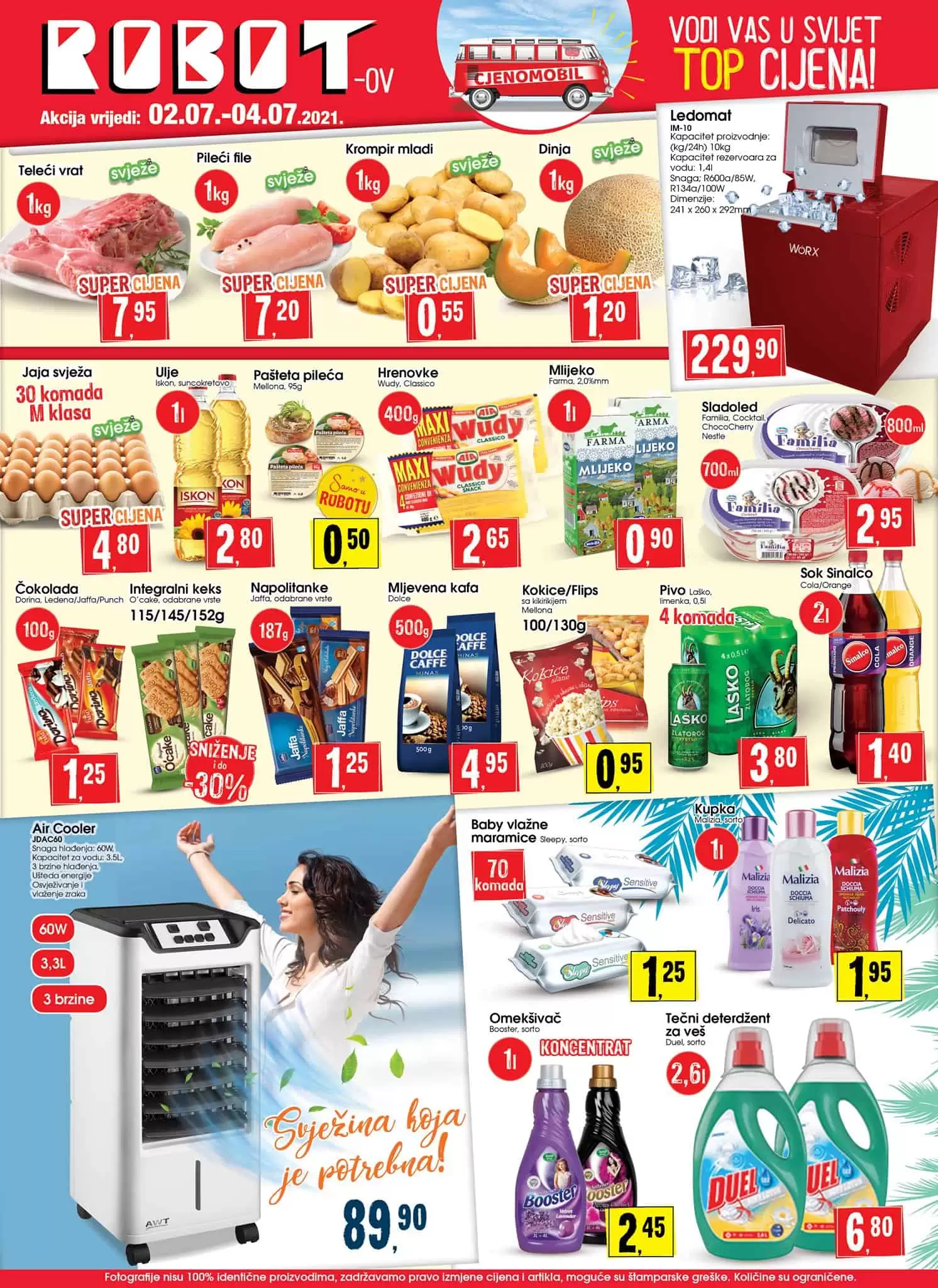 robot akcijski katalog. snizenje. akcija. popust. bingo. konzum. fis. popusti. snizeno. 