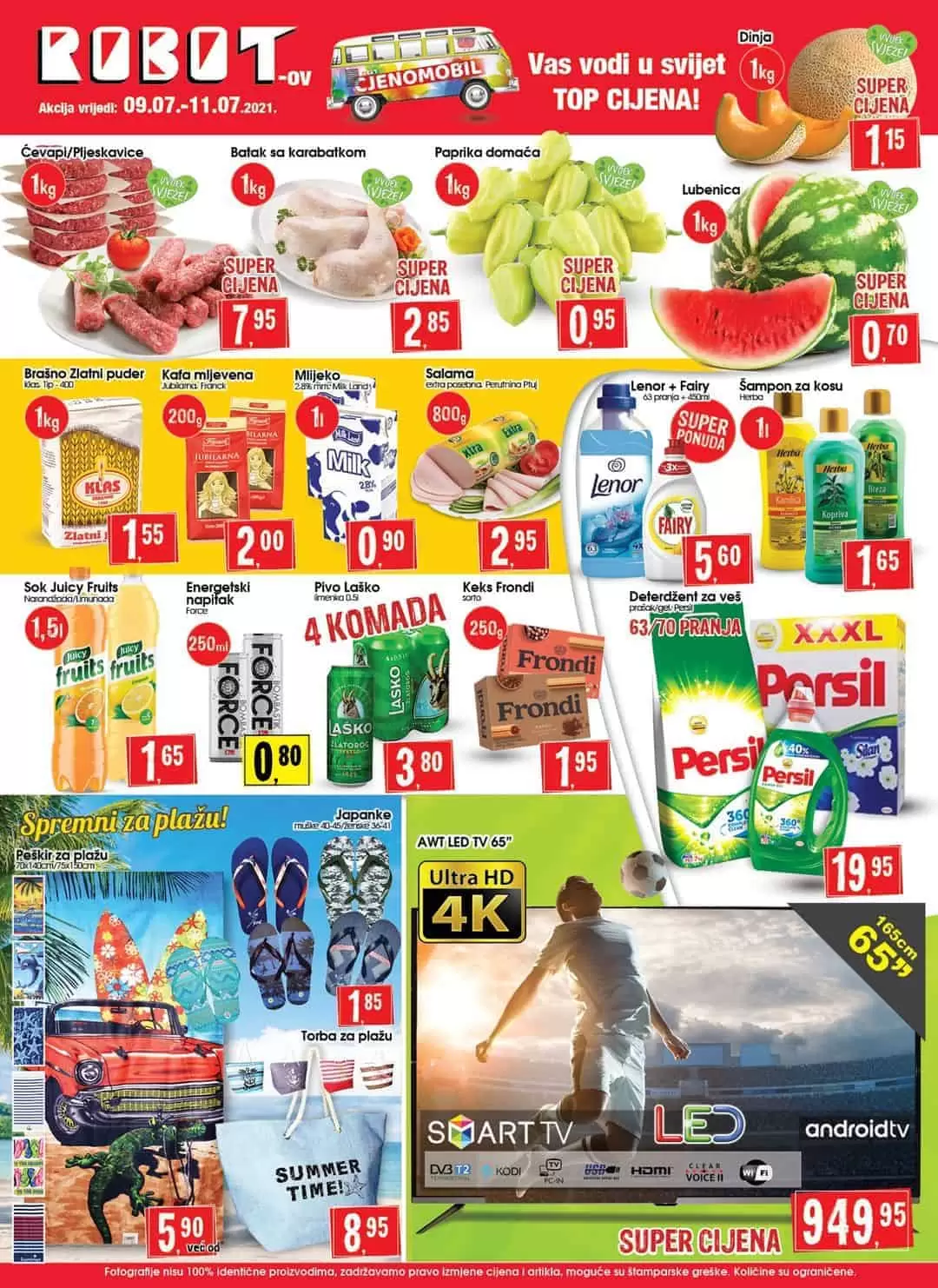 robot akcijski katalog. snizenje. akcija. popust. bingo. konzum. fis. popusti. snizeno. 