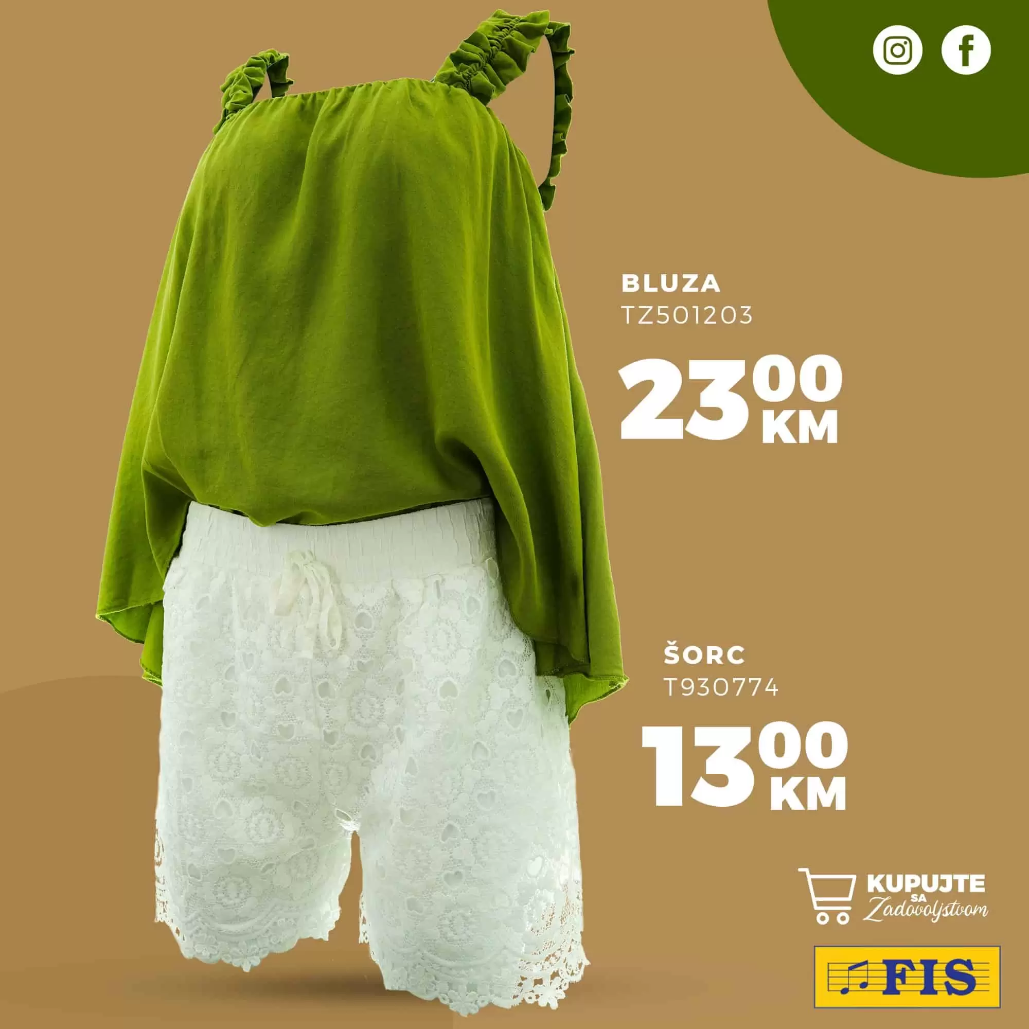 Fis TOP akcija. Fis snizenje. 