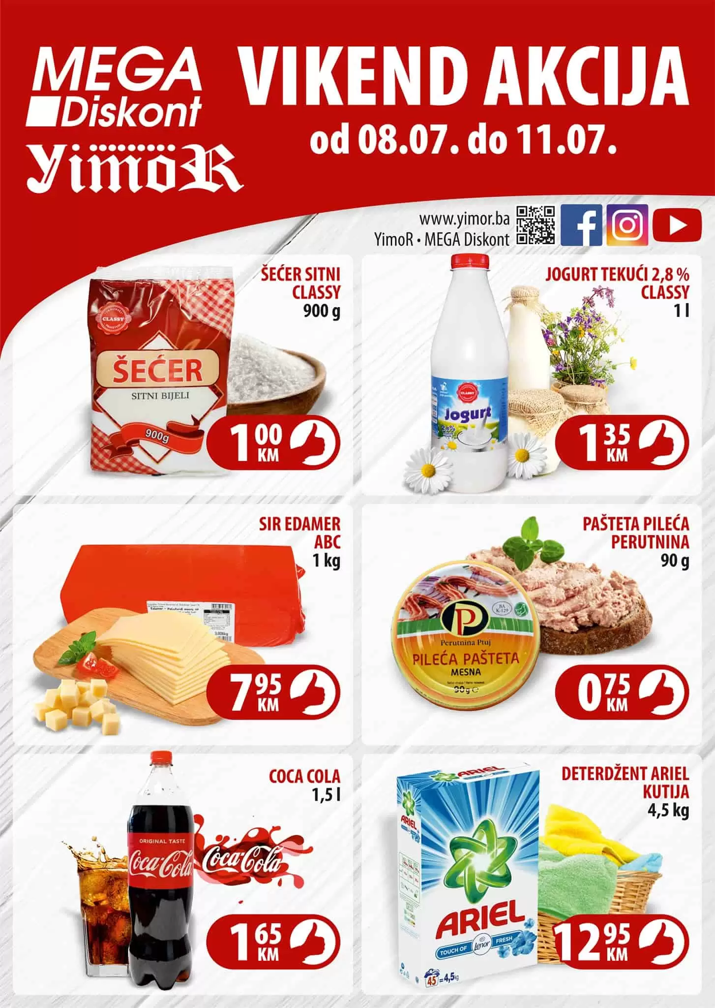 mega diskont super akcija. mega doskont snizenje. yimor super cijene. akcija. popusti. katalozi. najbolje cijene bez dileme