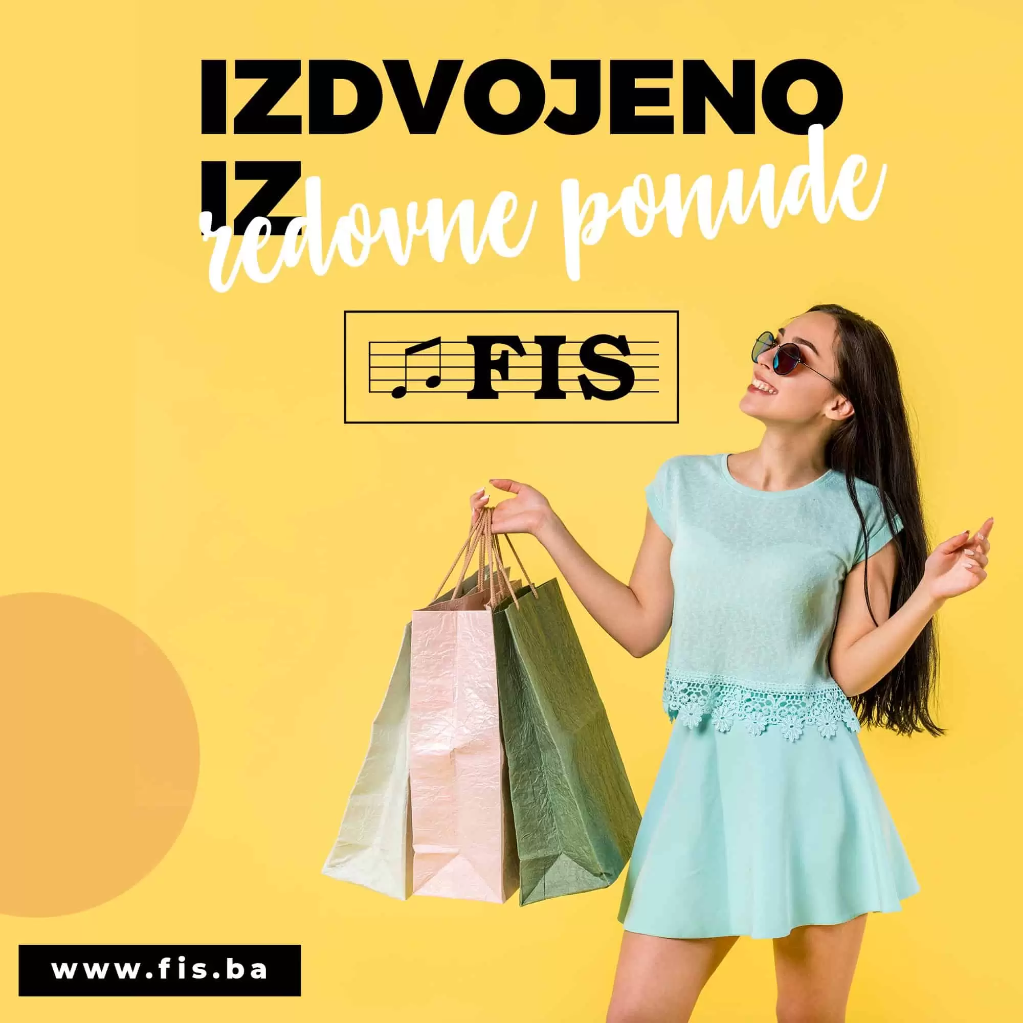 Fis snizenje. fis kupujte sa zadovoljstvom. fis akcija. popustvi. snizeno 