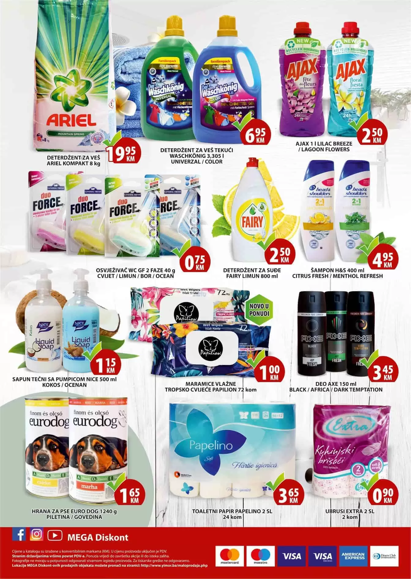 mega diskont super akcija. mega doskont snizenje. yimor super cijene. akcija. popusti. katalozi.  najbolje cijene bez dileme