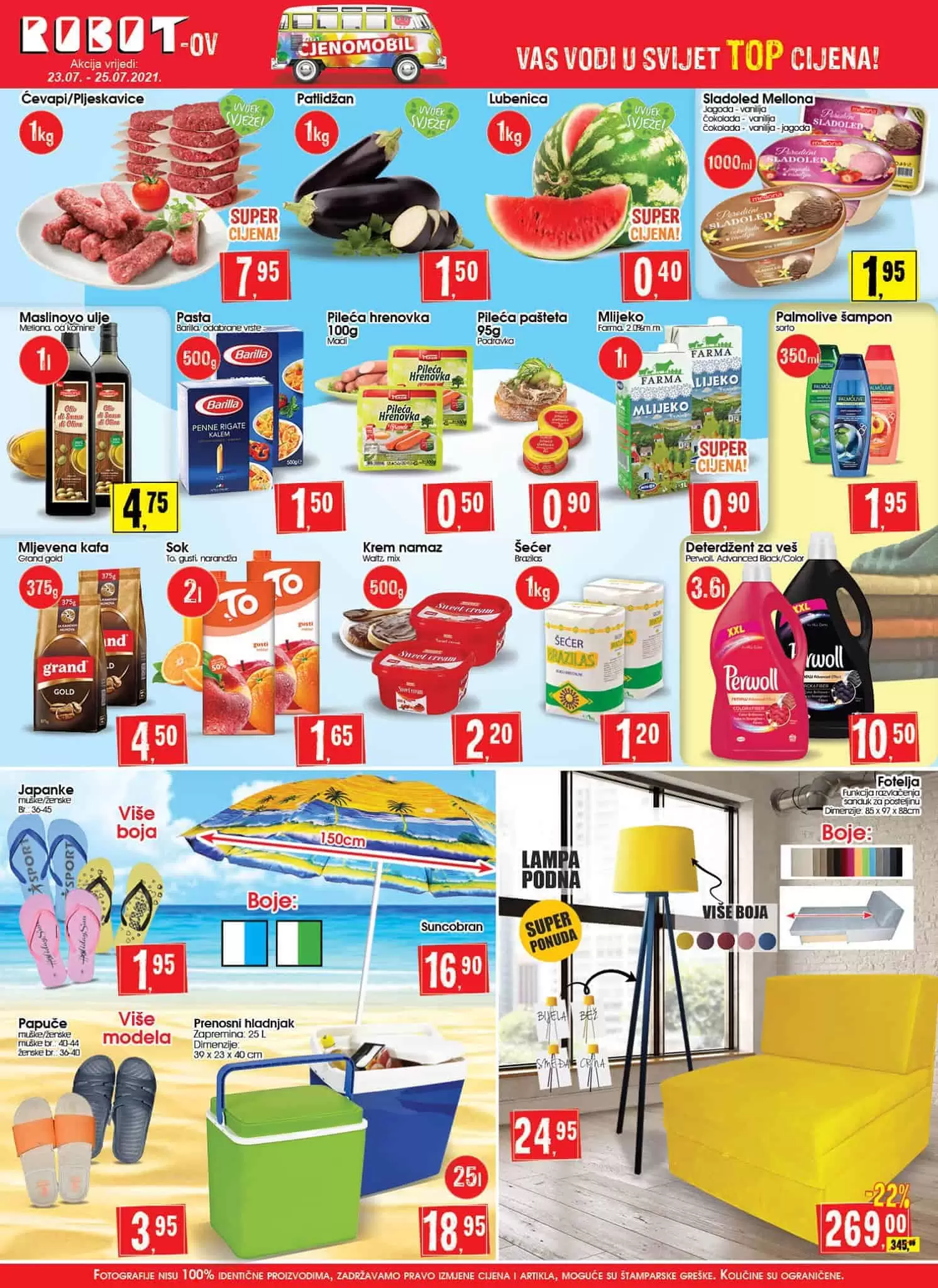 robot akcijski katalog. snizenje. akcija. popust. bingo. konzum. fis. popusti. snizeno. 