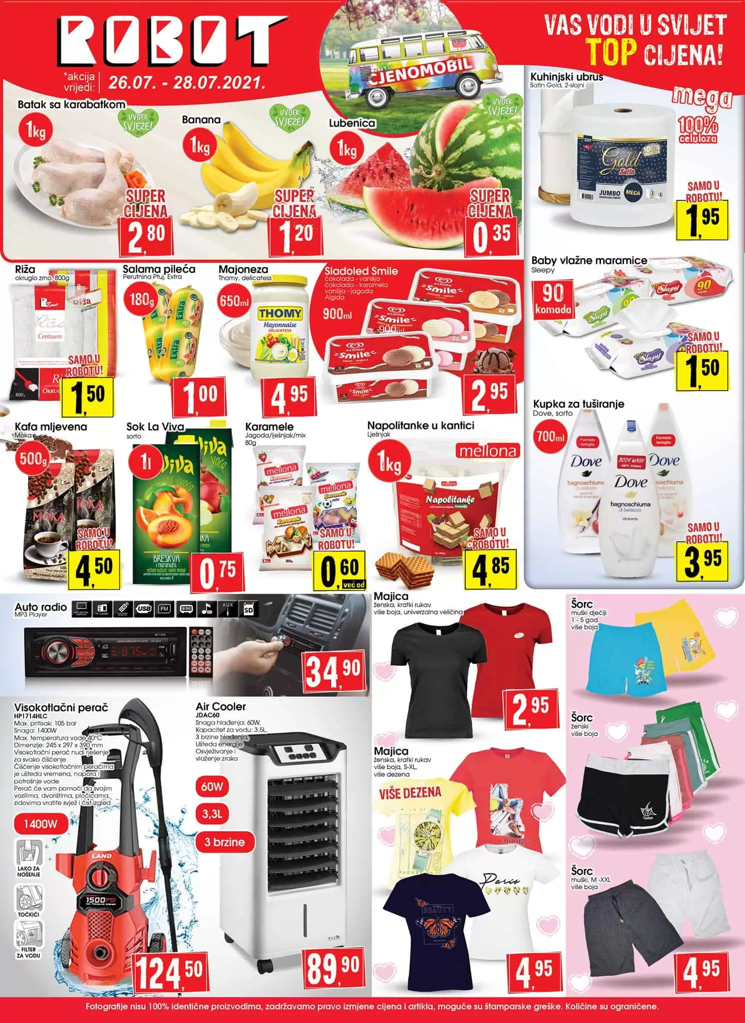 robot akcijski katalog. snizenje. akcija. popust. bingo. konzum. fis. popusti. snizeno. 