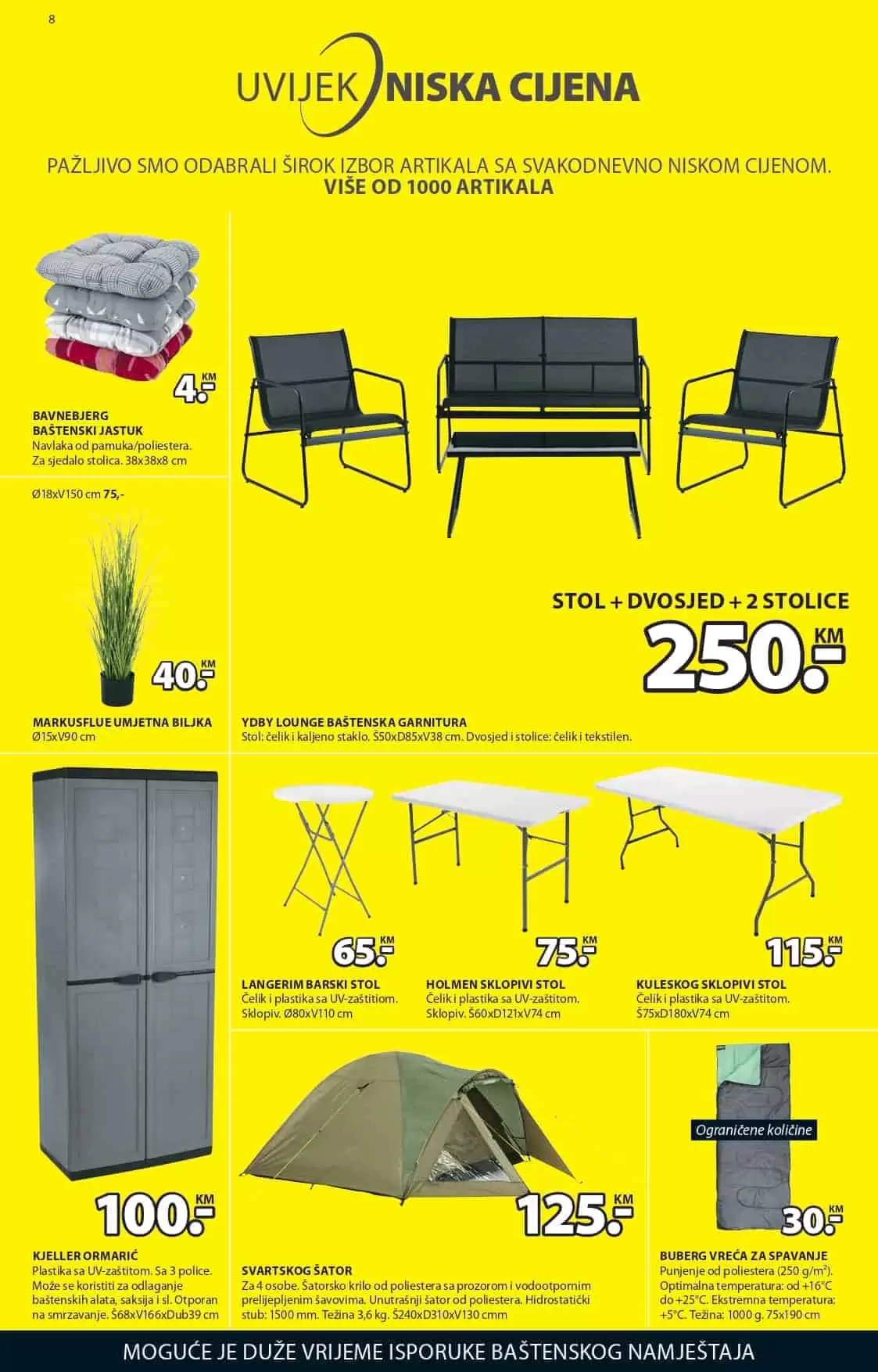 Jysk akcijski katalog. letak. snizeno. snizenje. popust. usteda. usteda novca. 