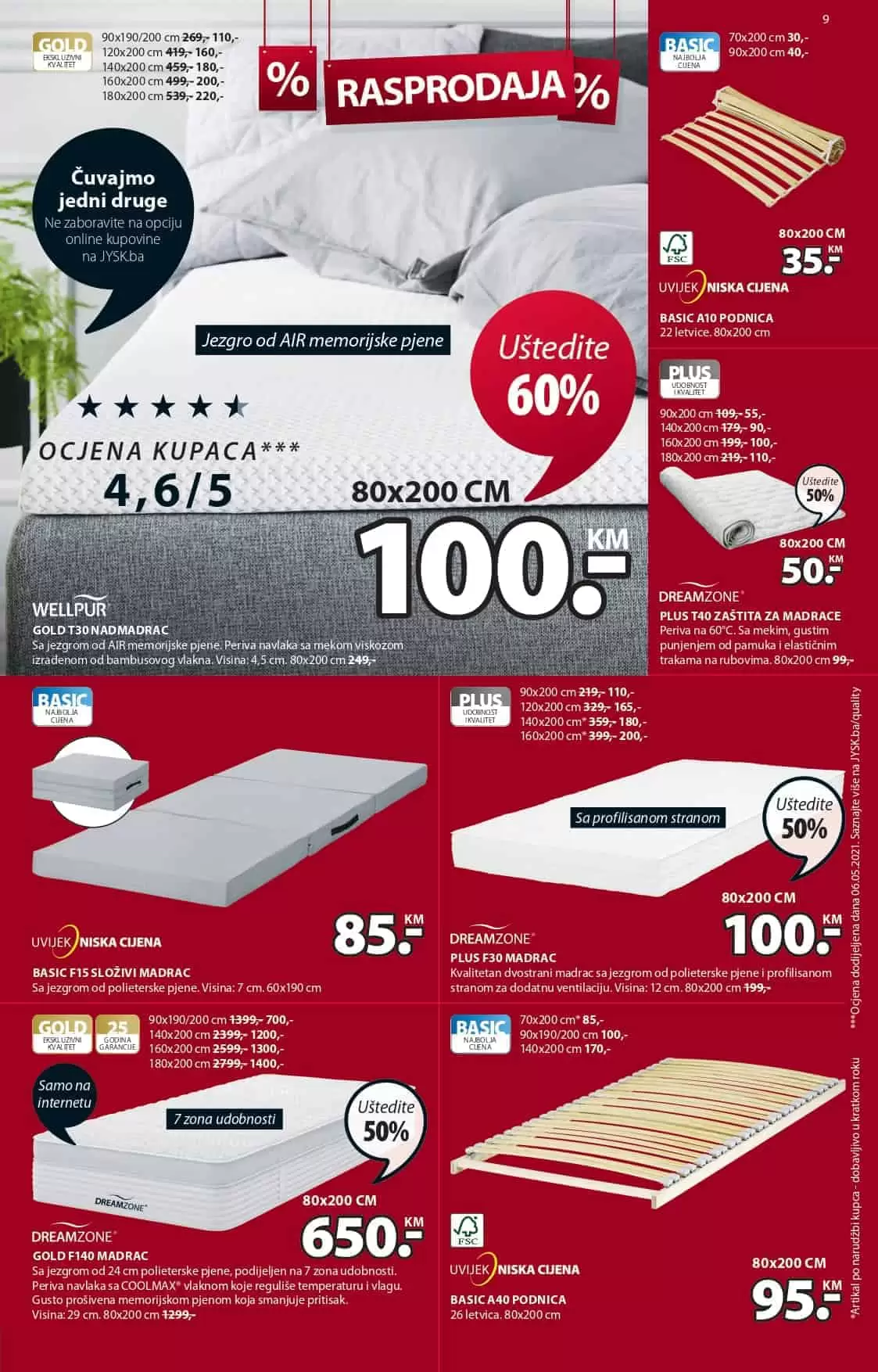 jysk akcijski katalog. snizenje. popust, korona virus. online kupovina. 