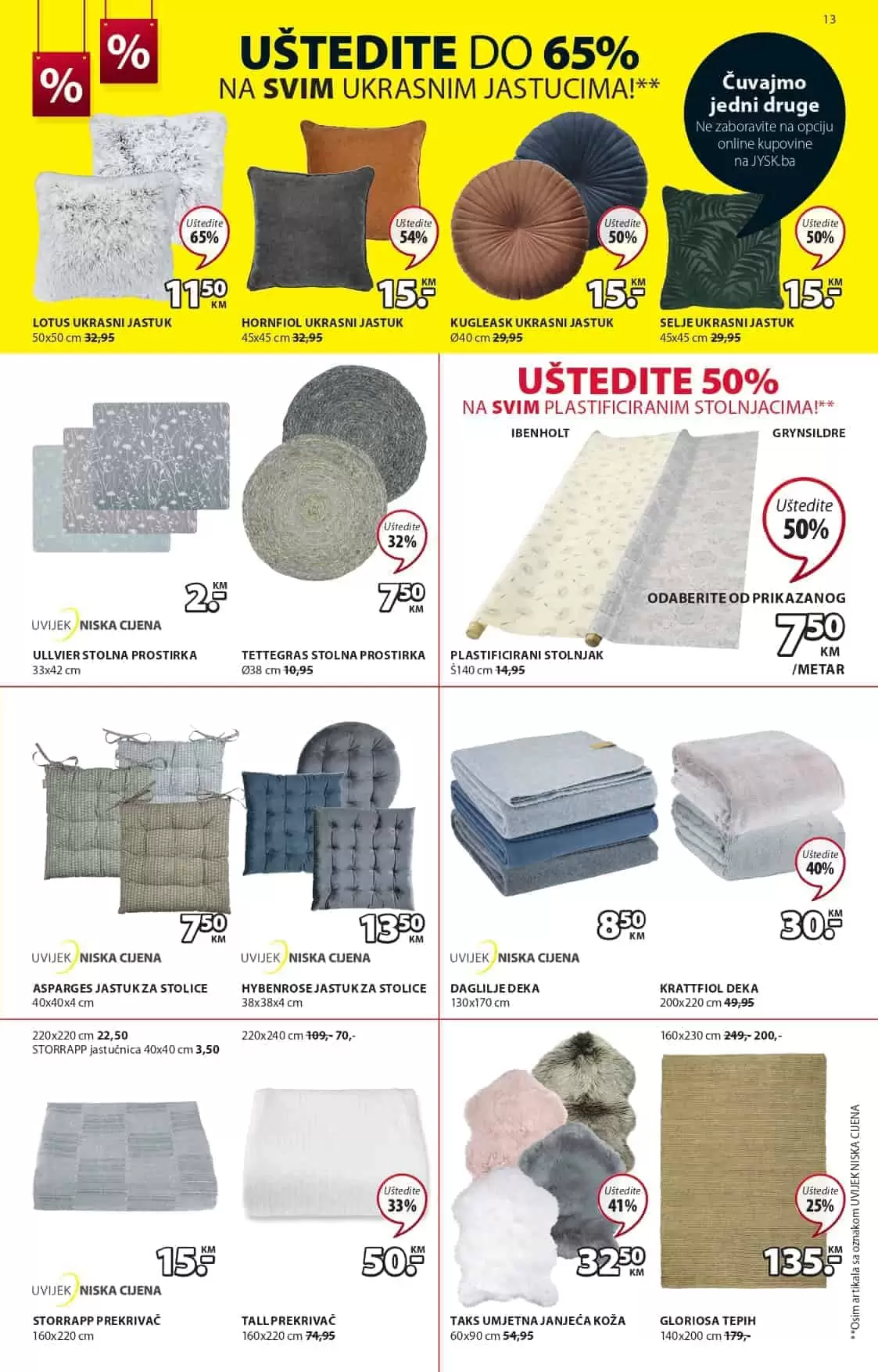 jysk akcijski katalog. snizenje. popust, korona virus. online kupovina. 