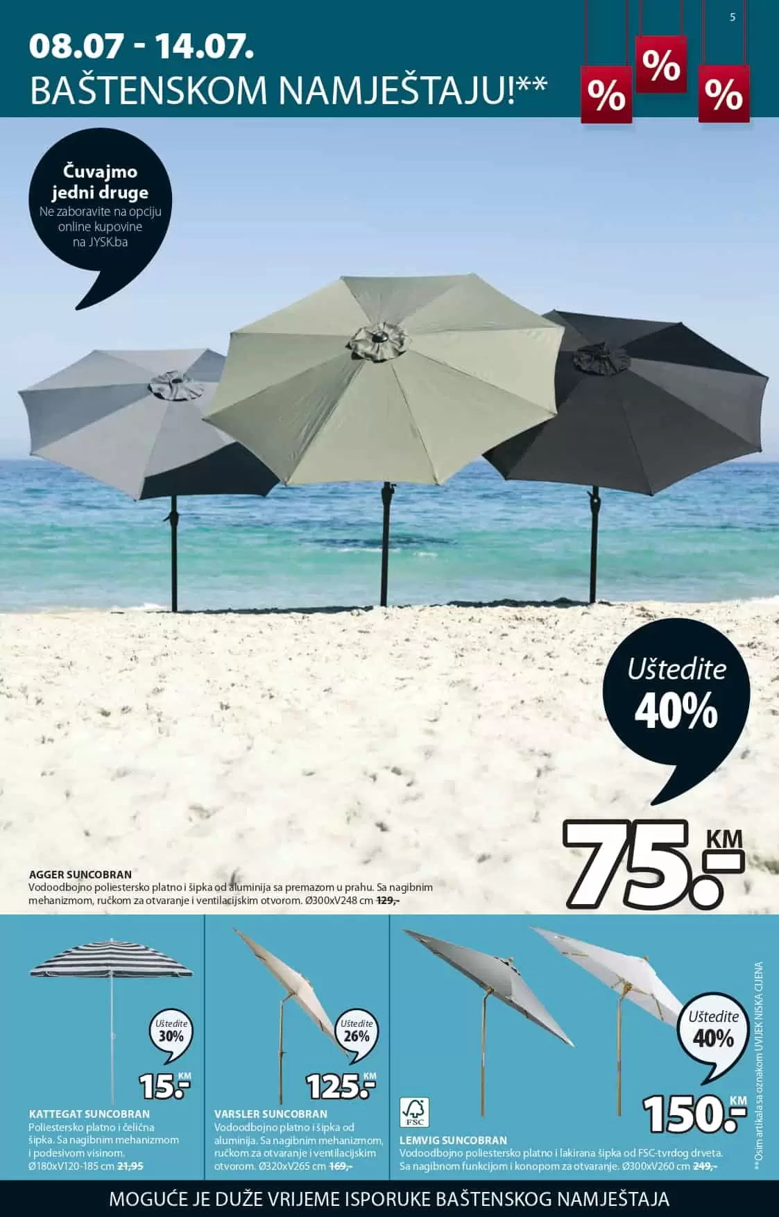 JYSK akcijski katalog. snizenje. popust. akcija. popusti. online kupovina. covid 19. korona virus. 