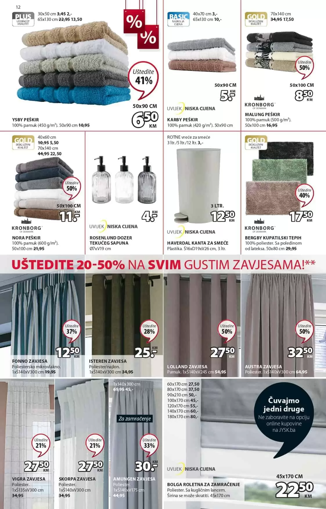 JYSK akcijski katalog. snizenje. popust. akcija. popusti. online kupovina. covid 19. korona virus. 