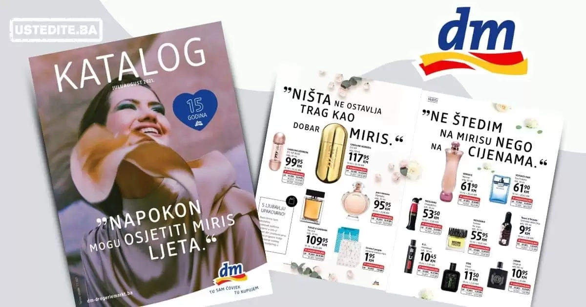 dm Mirisni katalog 07.07-07.08.2021. godine