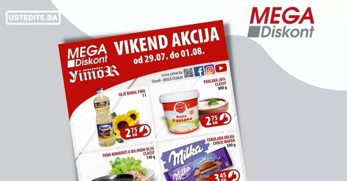 Mega Diskont & Yimor vikend akcija