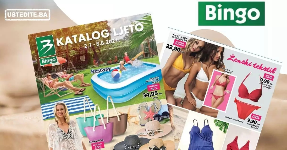 Bingo ljetno sniženje 02.07-08.08.2021. godine