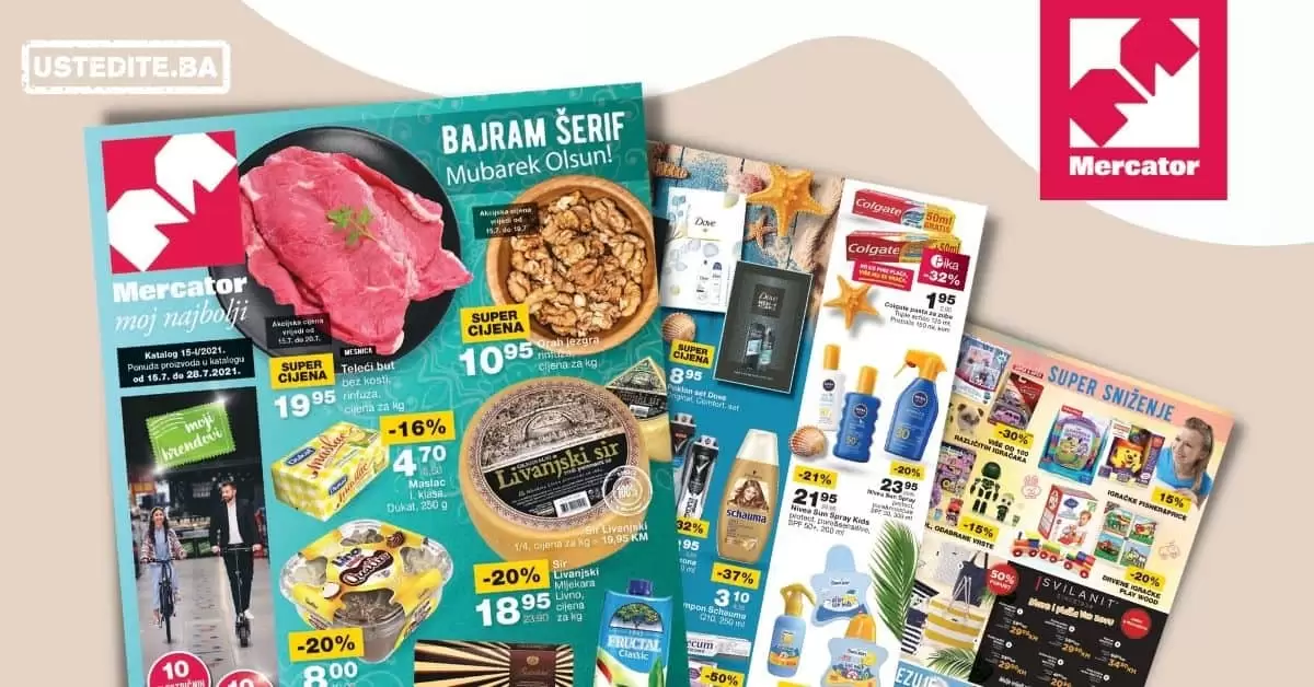 Mercator kataloška akcija 15-28.07.2021. godine
