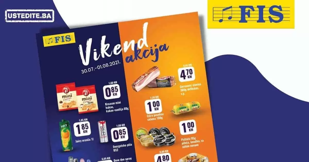 Fis snizenje. fis kupujte sa zadovoljstvom. fis akcija. popustvi. snizeno