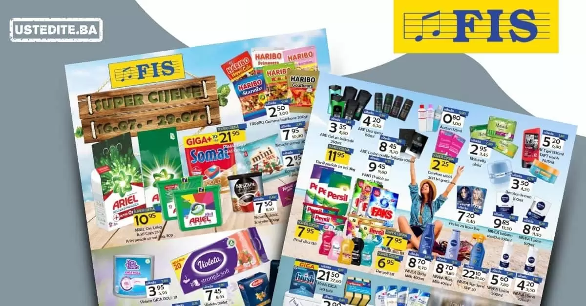 Fis super akcija na odjelu prehrane i hemije 16-29.07.2021. godine