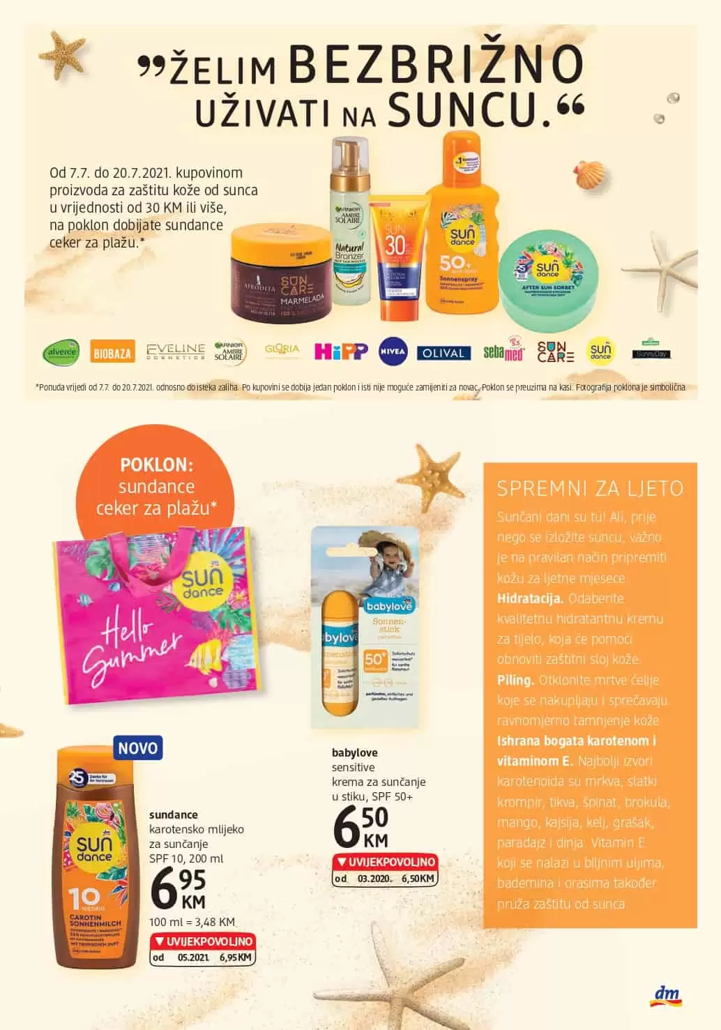 dm-akcijski-katalog cm cosmetic market. bingo. konzum. amko.