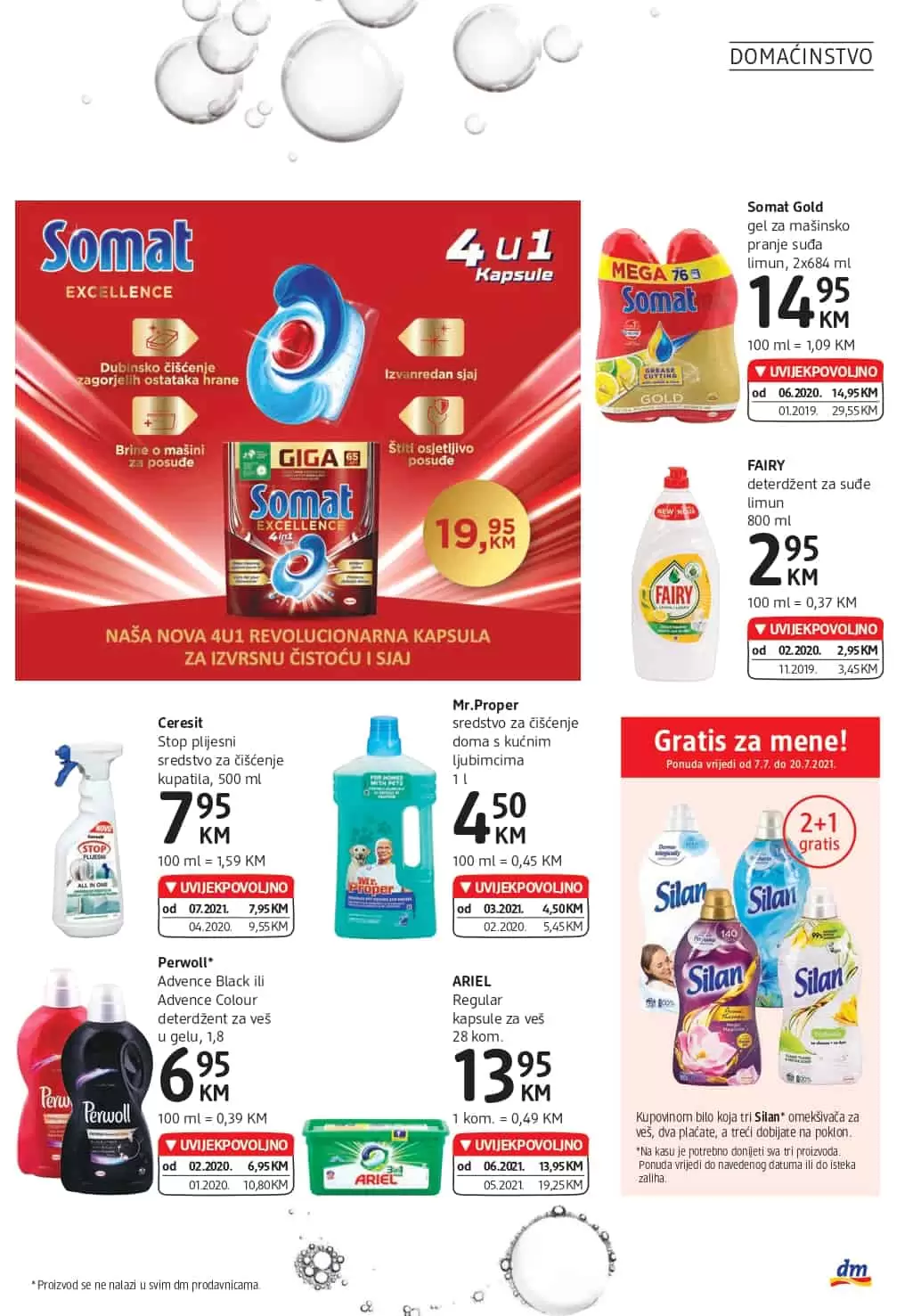 dm-akcijski-katalog cm cosmetic market. bingo. konzum. amko.