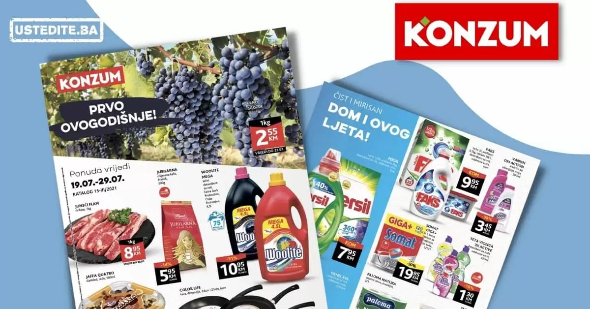 konzum snizenje. konzum akcija. konzum katalog. konzum popust. konzum raspodaja.