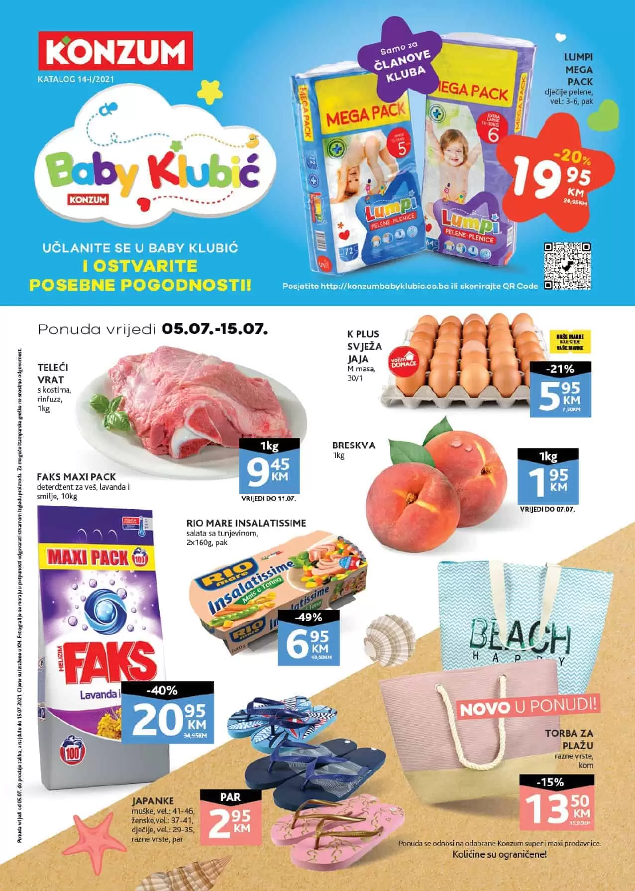Konzum akcijski katalog. korona virus. snizenje. akcija. popusti. snizeno.