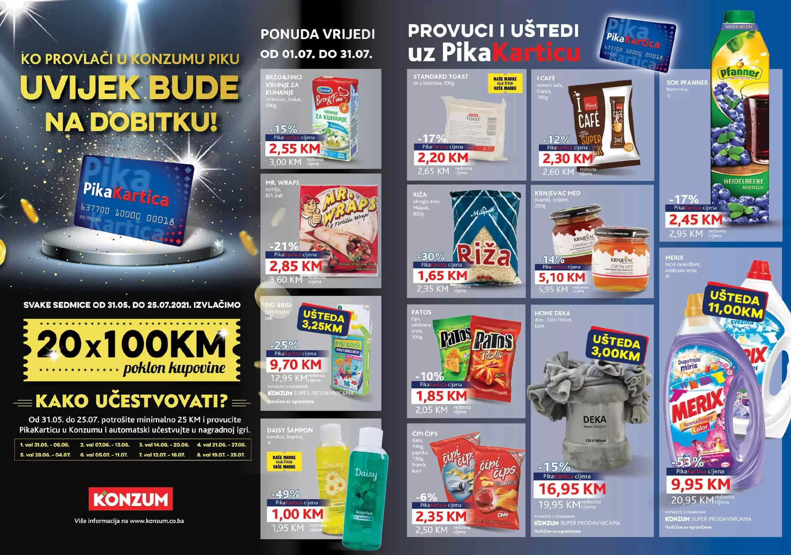 konzum zdravoljupci. konzum akcija. konzum katalog