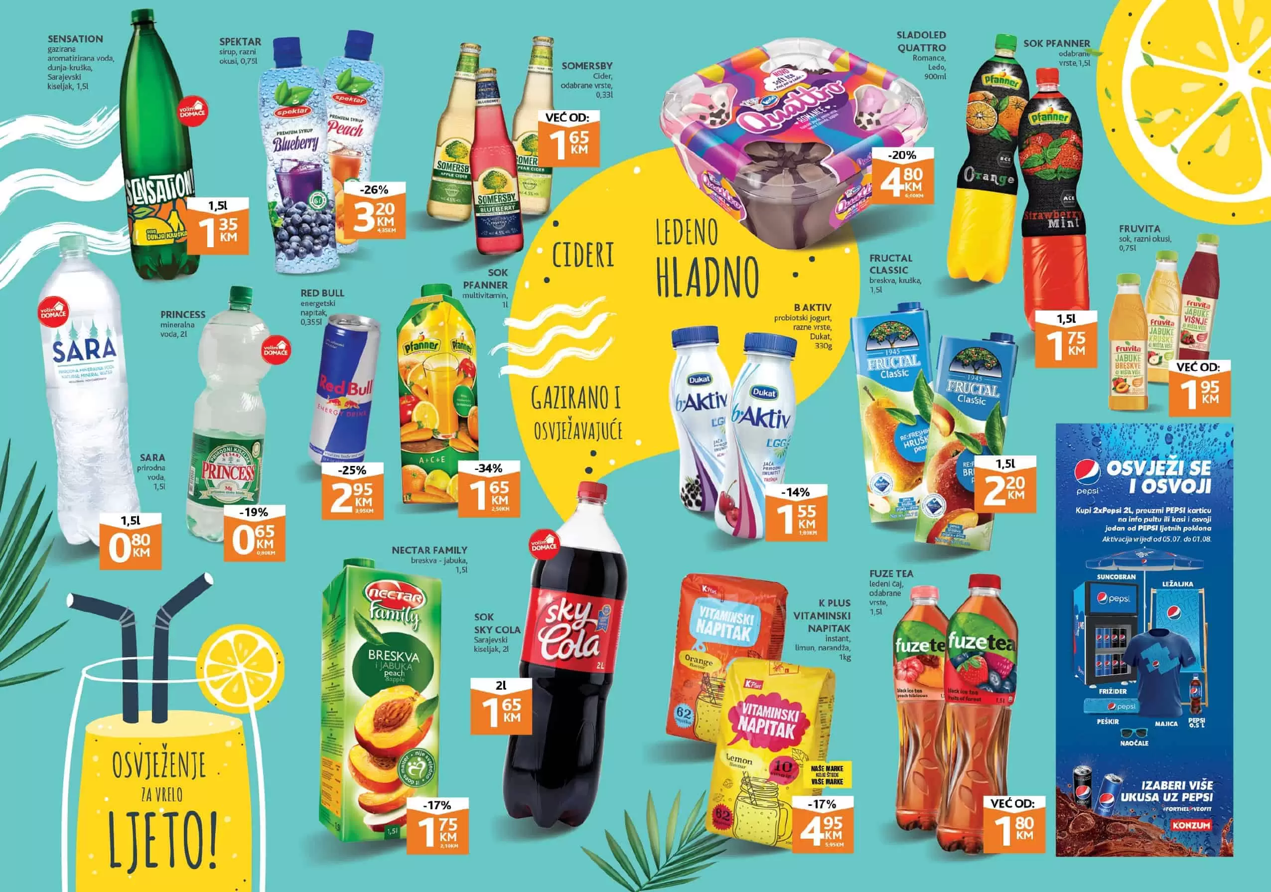 konzum zdravoljupci. konzum akcija. konzum katalog