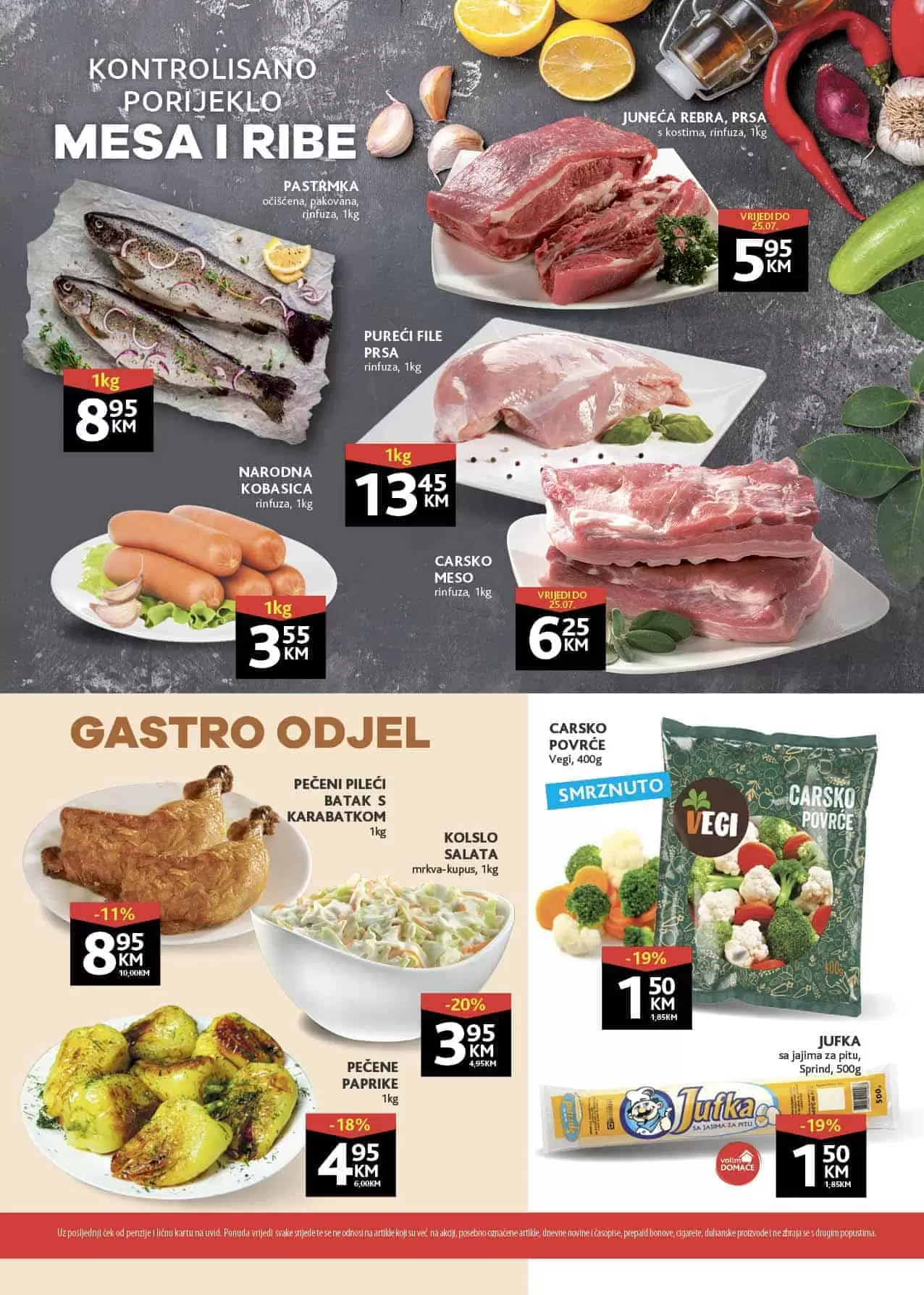 Konzum akcijski katalog. korona virus. snizenje. akcija. popusti. snizeno.