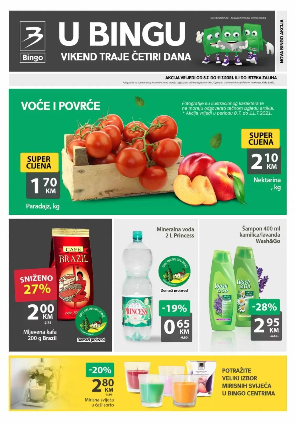 bingo akcijski katalog. bingo katalog. snizenje. akcija.