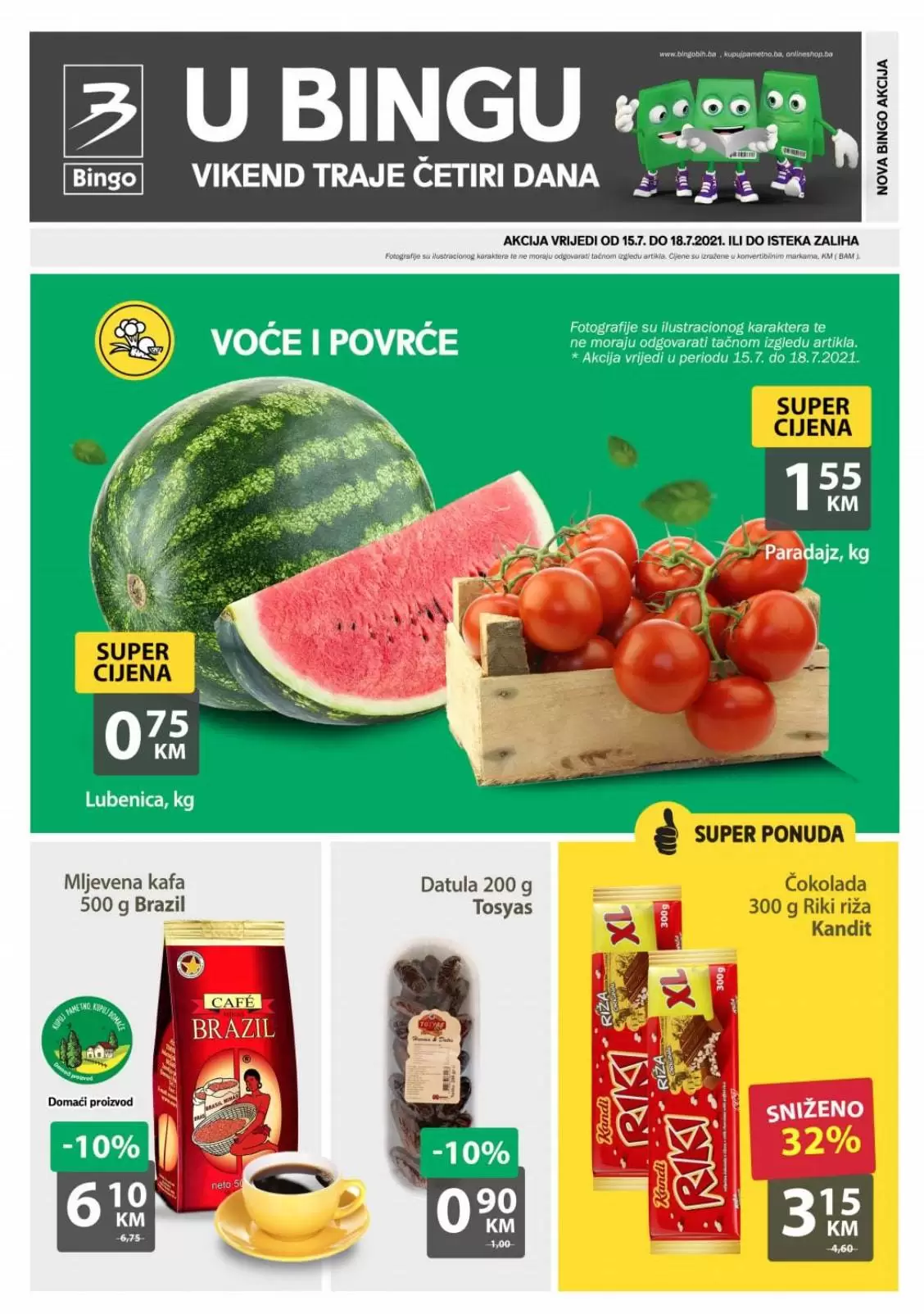 bingo katalog. bingo snizenje. bingo ljetna ponuda. 