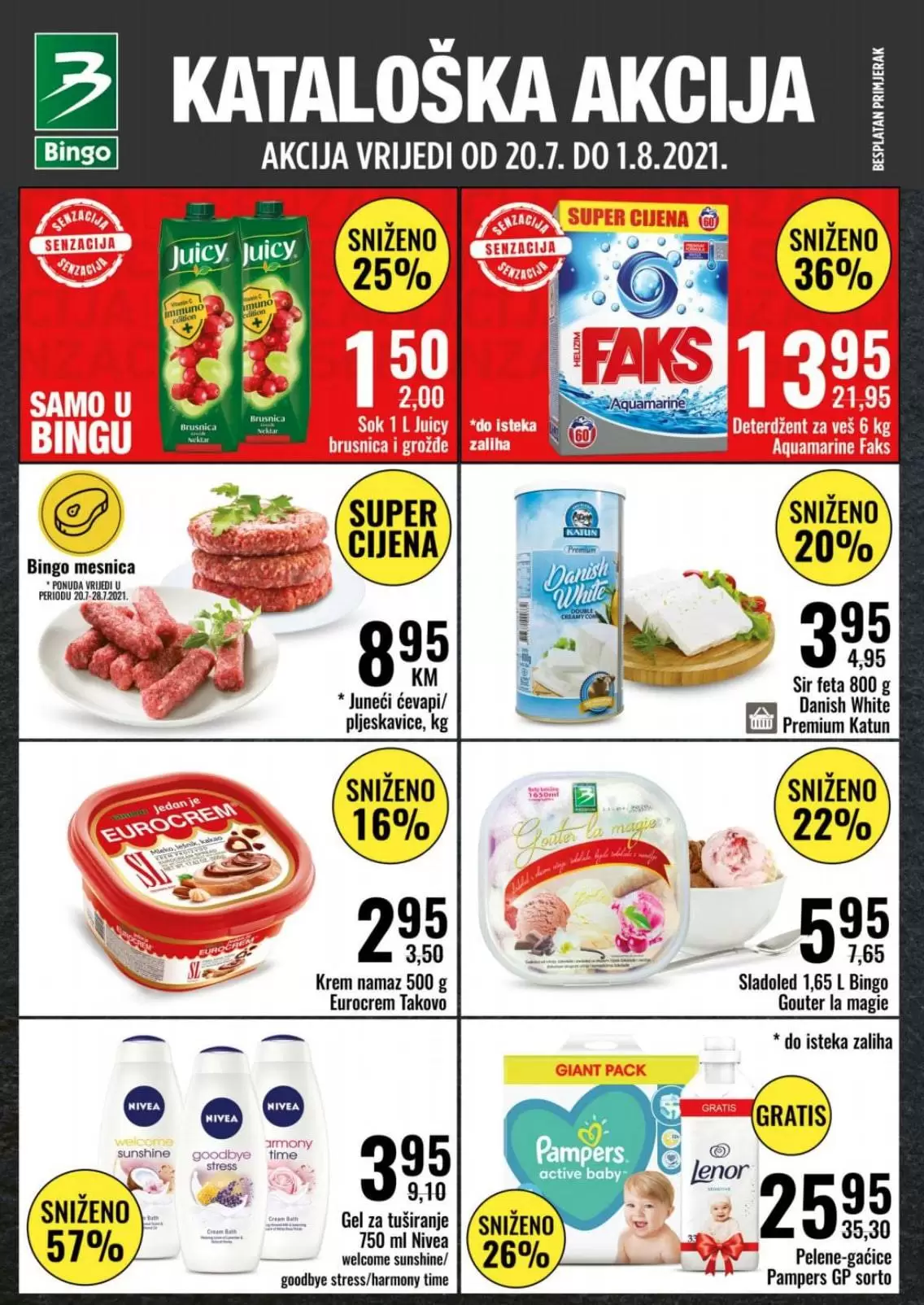 bingo katalog. bingo snizenje. bingo akcija.