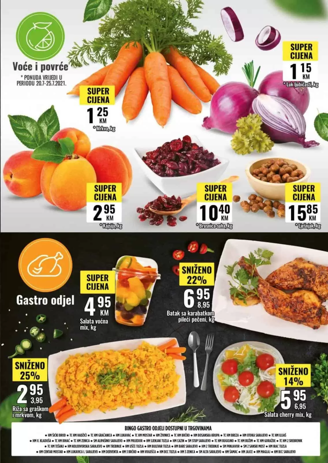 Bingo super akcija. bingo kralj dobrih cijena. snizeno. akcija. popust.