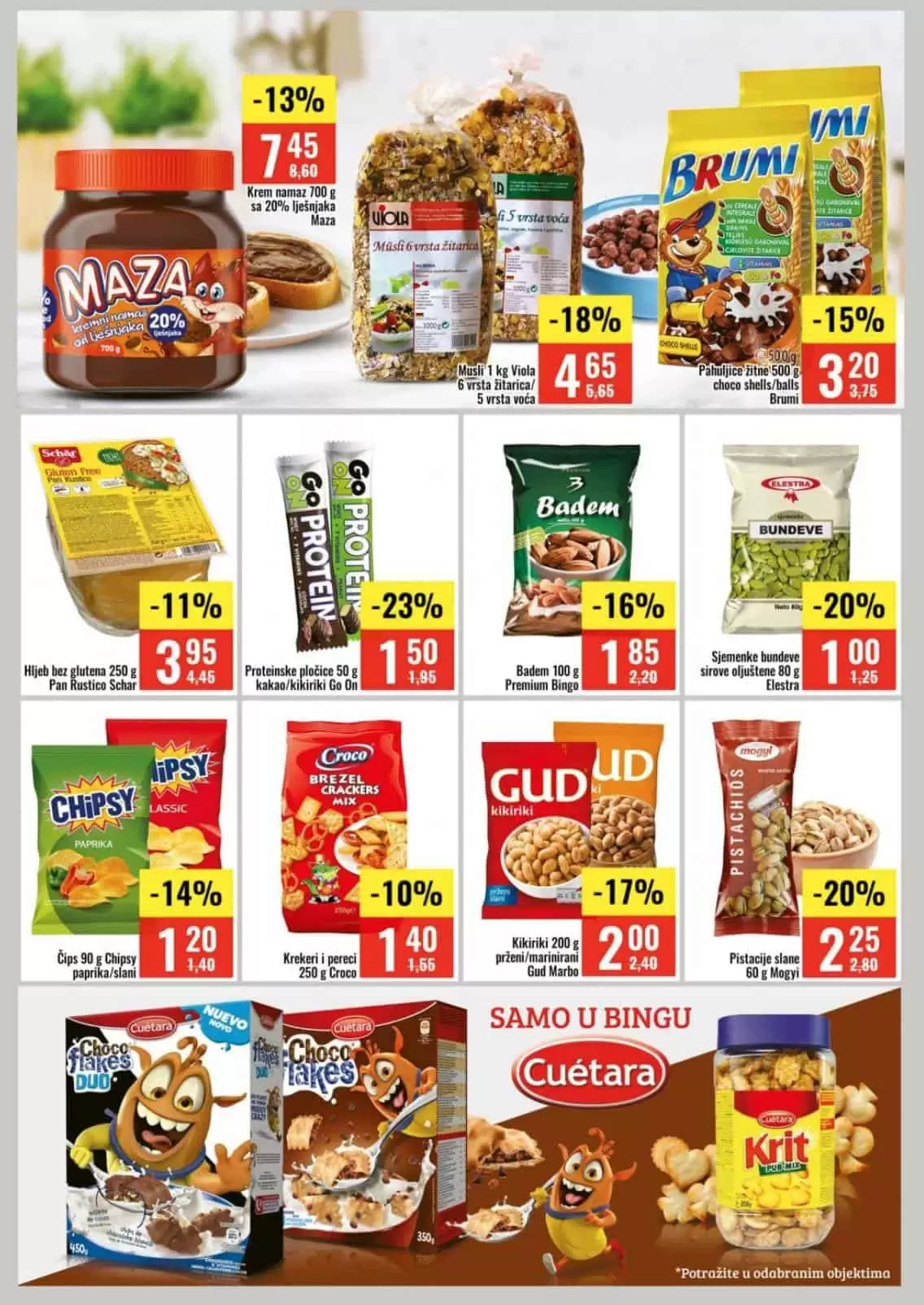 bingo akcijski katalog. bingo katalog. snizenje. akcija.