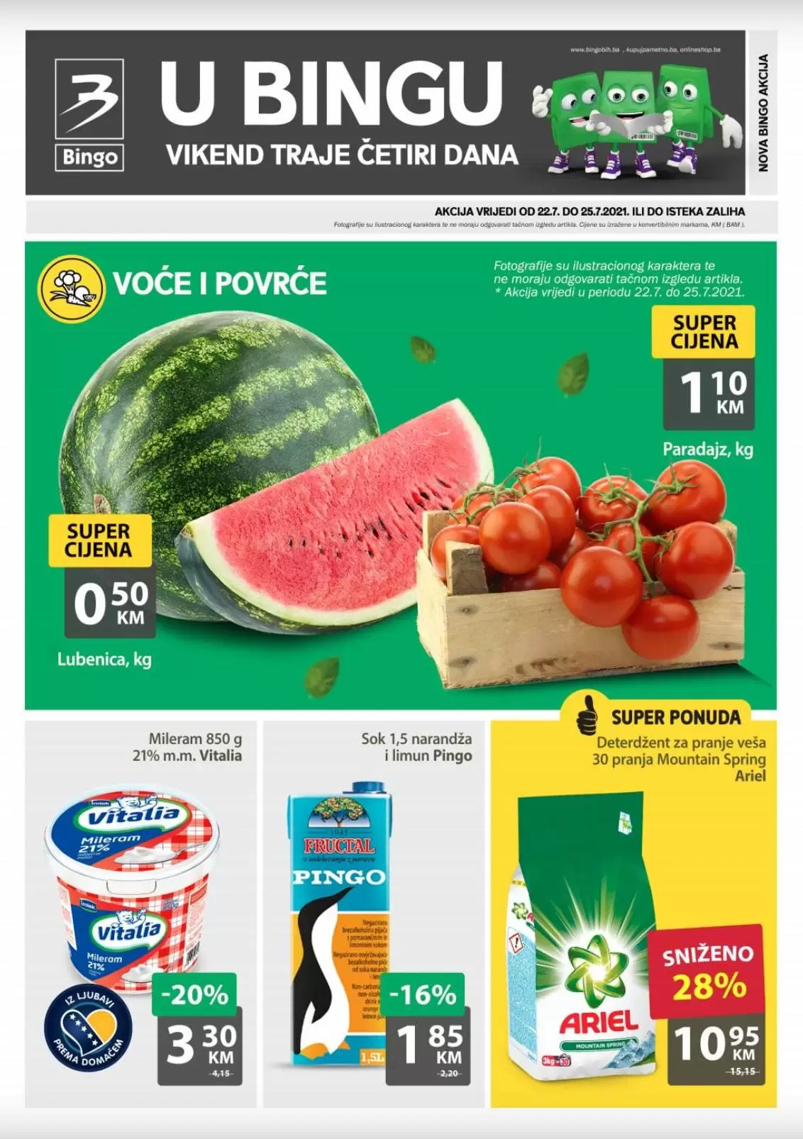 bingo katalog. bingo snizenje. bingo akcija. 