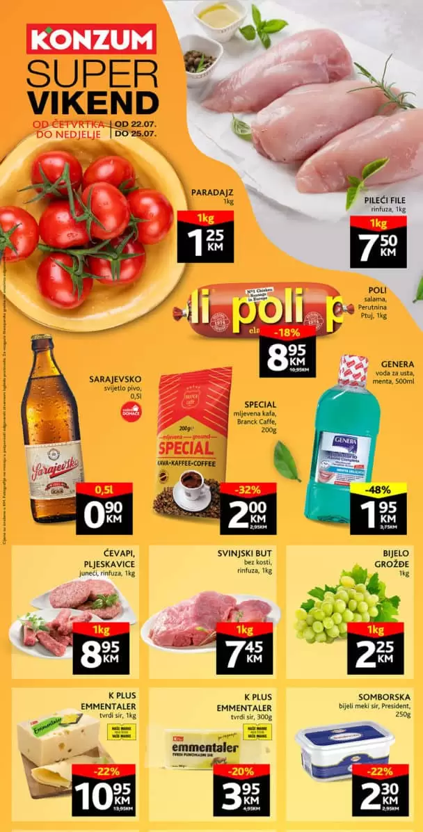 konzum zdravoljupci. konzum akcija. konzum katalog 