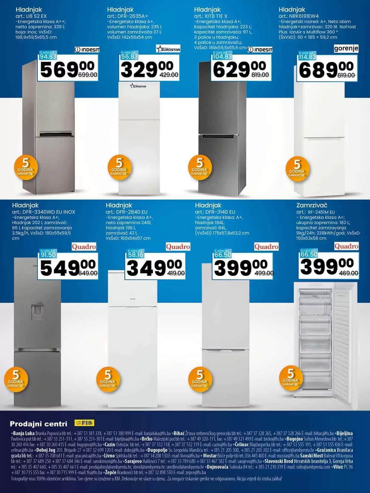 Fis TOP akcija. Fis snizenje. 