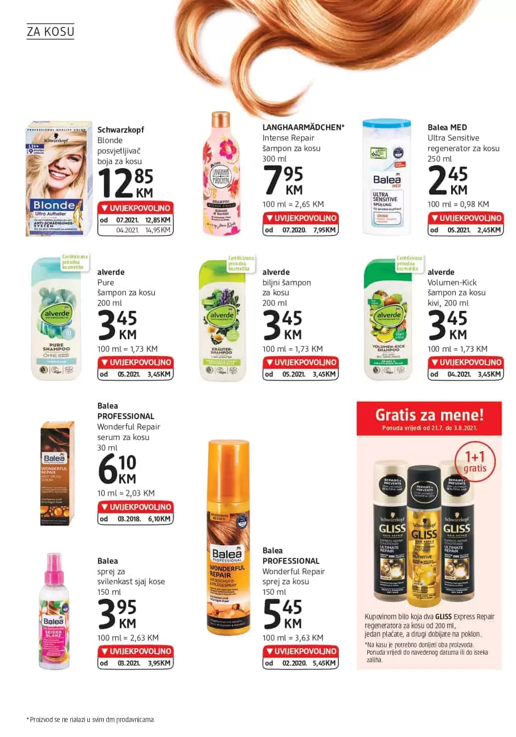 dm-akcijski-katalog cm cosmetic market. bingo. konzum. amko. 