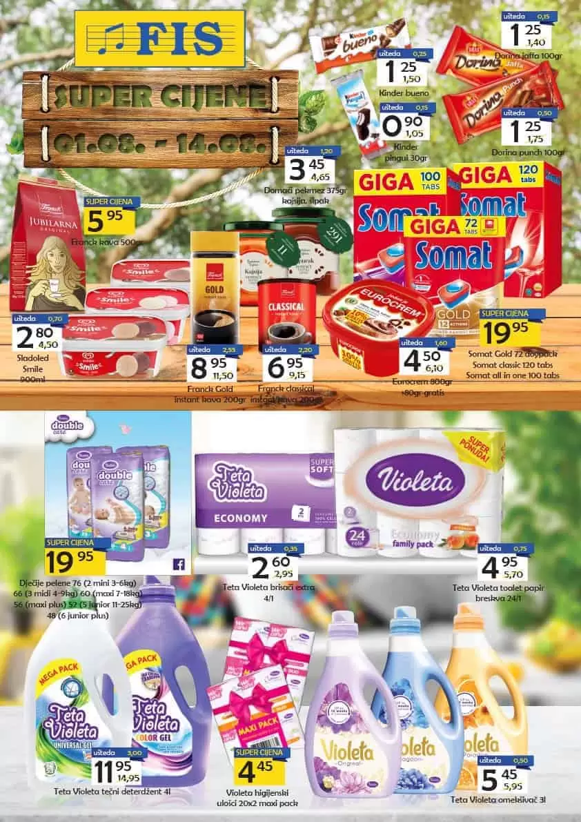 Fis akcijski katalog. snizenje. akcija. popust. snizeno.