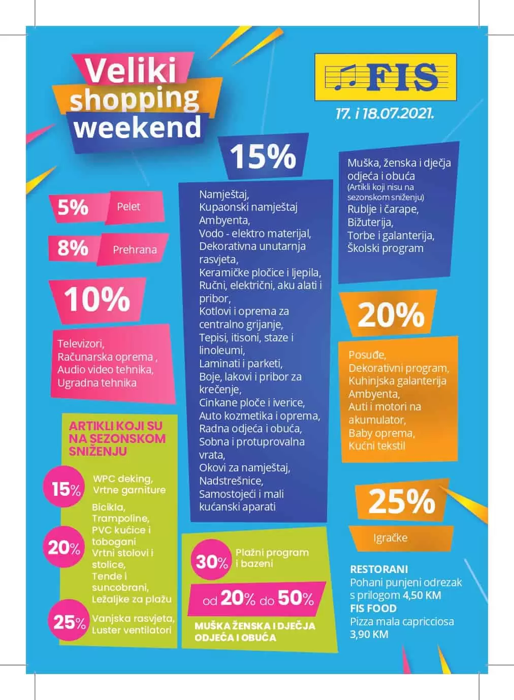 veliki shopping vikend u Fisu