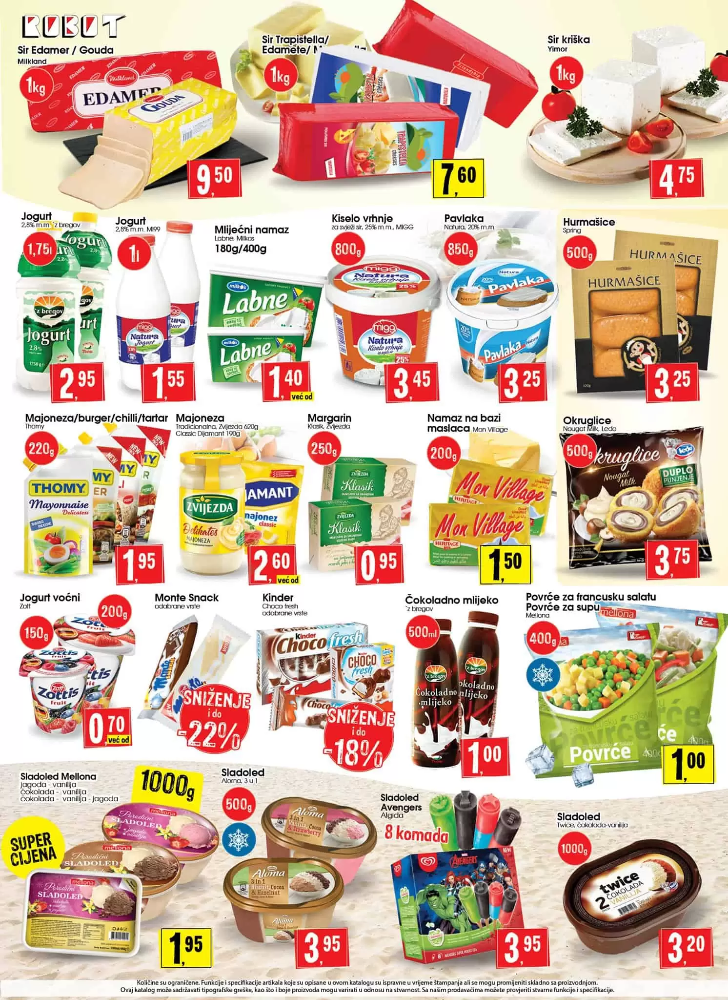 robot akcijski katalog. snizenje. akcija. popust. bingo. konzum. fis. popusti. snizeno. 