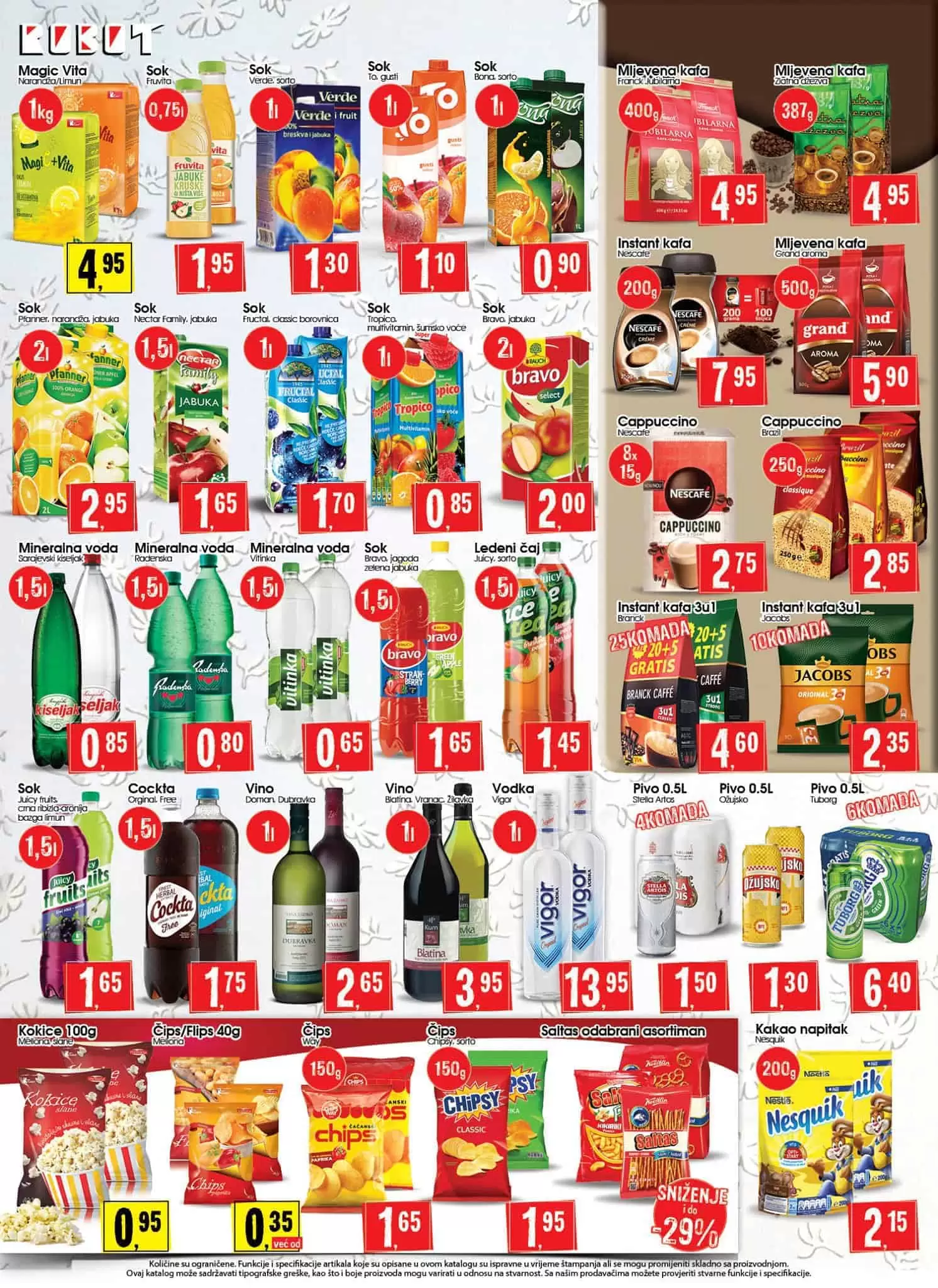 robot akcijski katalog. snizenje. akcija. popust. bingo. konzum. fis. popusti. snizeno. 