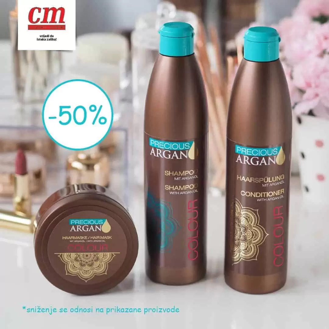 Linija Precious Argan za obojenu kosu