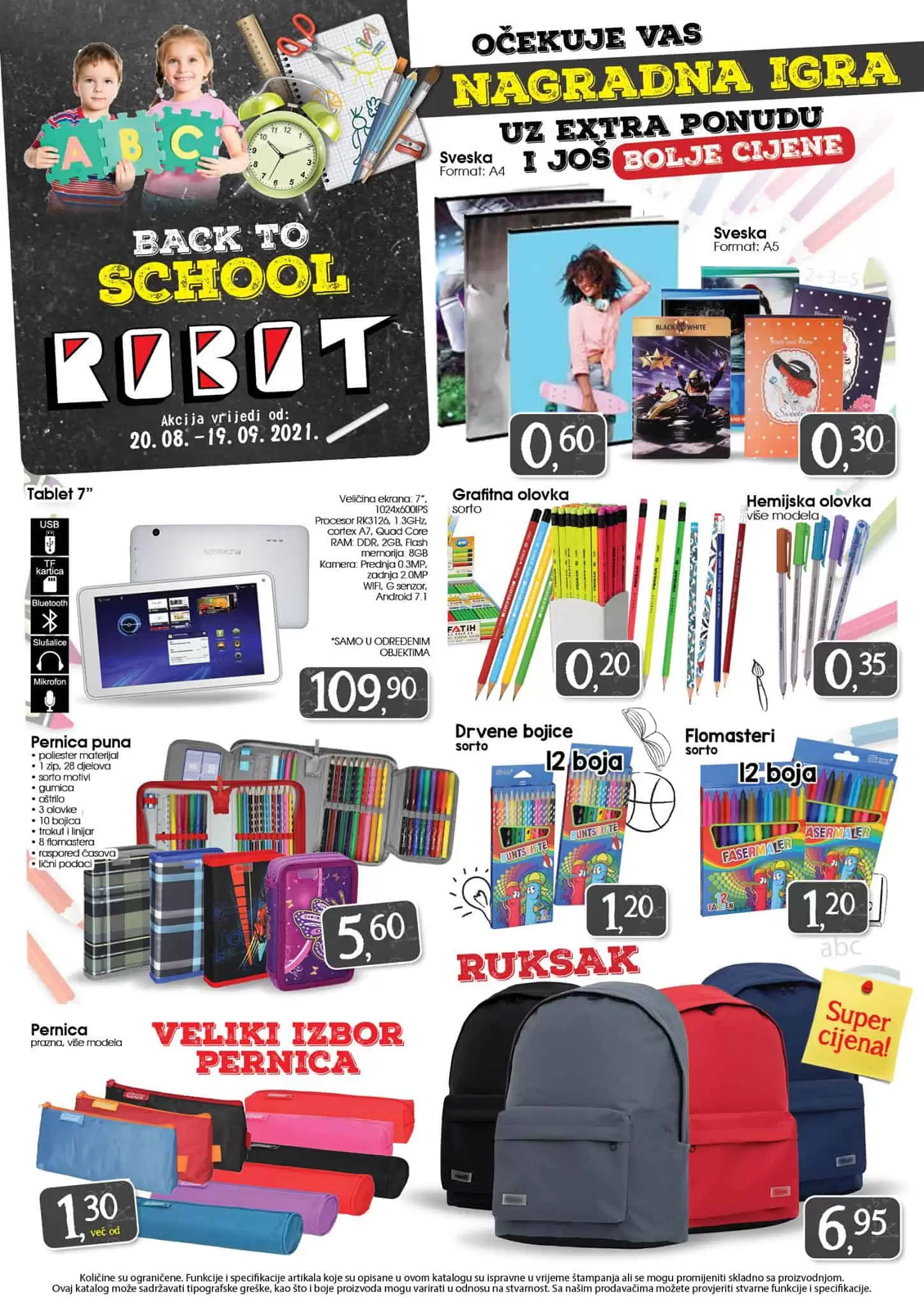 robot akcijski katalog. snizenje. akcija. popust. bingo. konzum. fis. popusti. snizeno. 