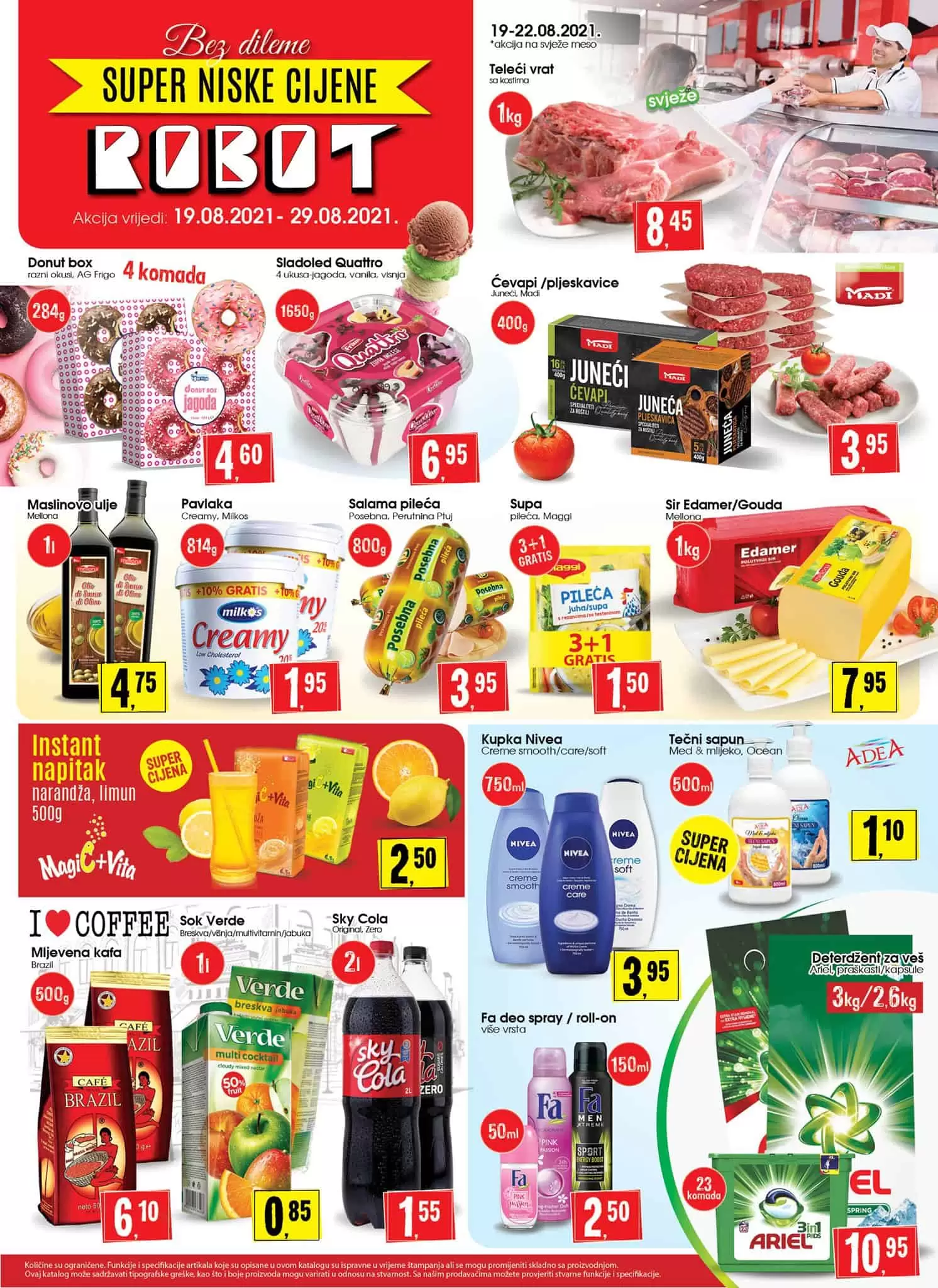 Robot akcijski katalog. snizenje. akcija. popust. snizeno.