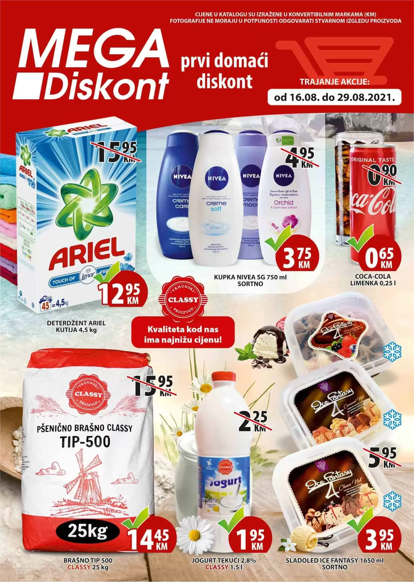 mega diskont super akcija. mega doskont snizenje. yimor super cijene. akcija. popusti. katalozi. 