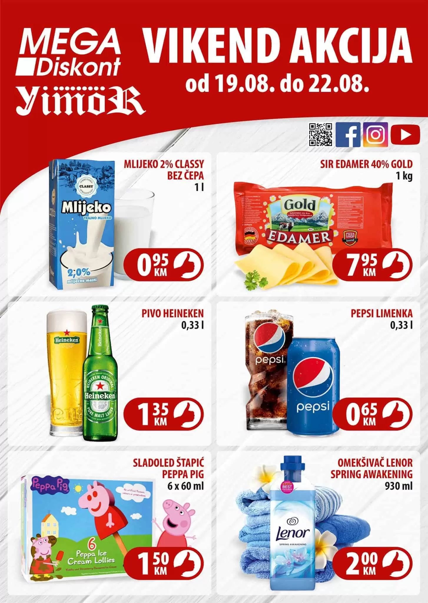 mega diskont super akcija. mega diskont snizenje. yimor super cijene. akcija. popusti. katalozi. najbolje cijene bez dileme