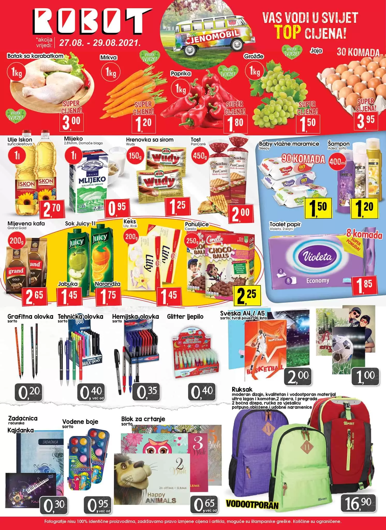 Robot akcijski katalog. robot katalog. kataloska akcija. snizenje. popust. 