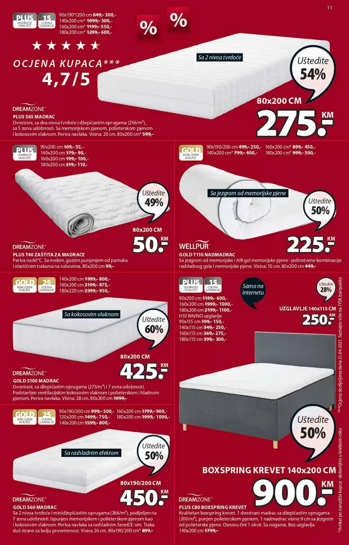 JYSK akcijski katalog. snizenje. popust. akcija. popusti. online kupovina. covid 19. korona virus. 