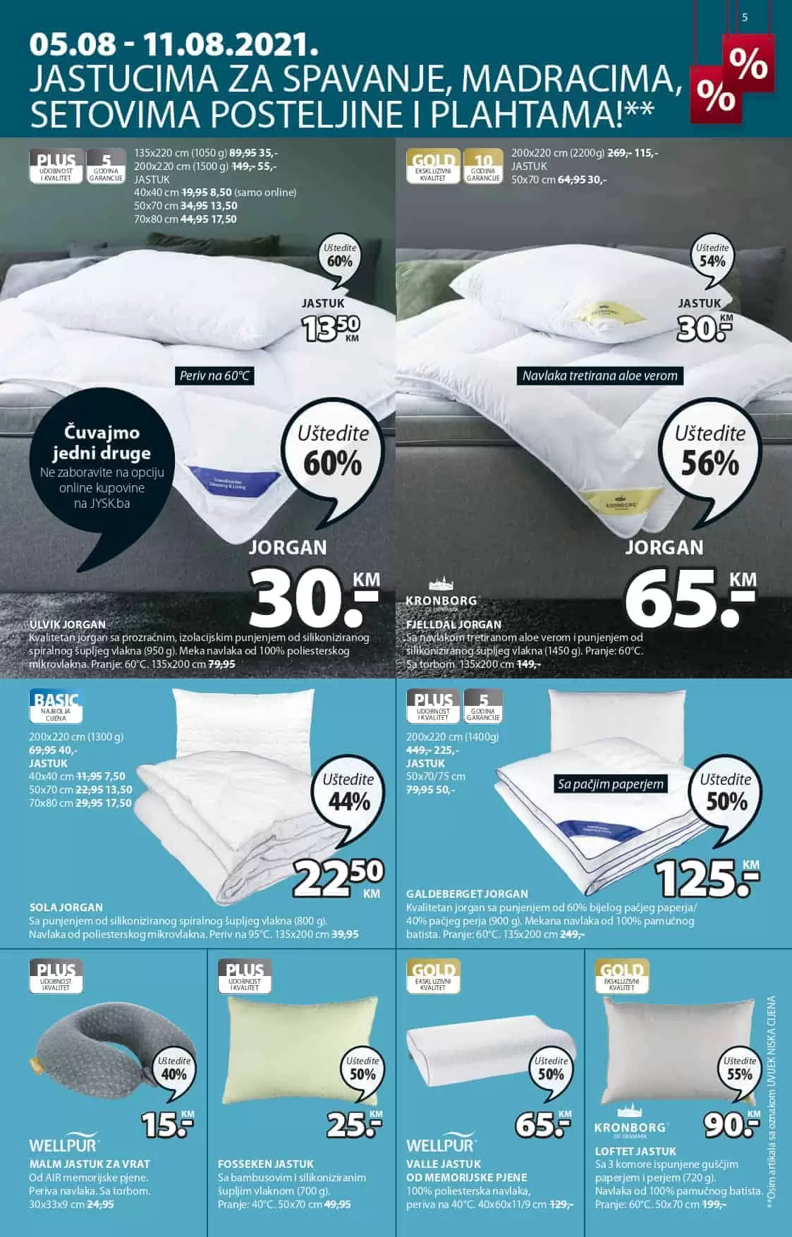 namjestaj. snizenje. jysk. akcija. popust. nadmadrac