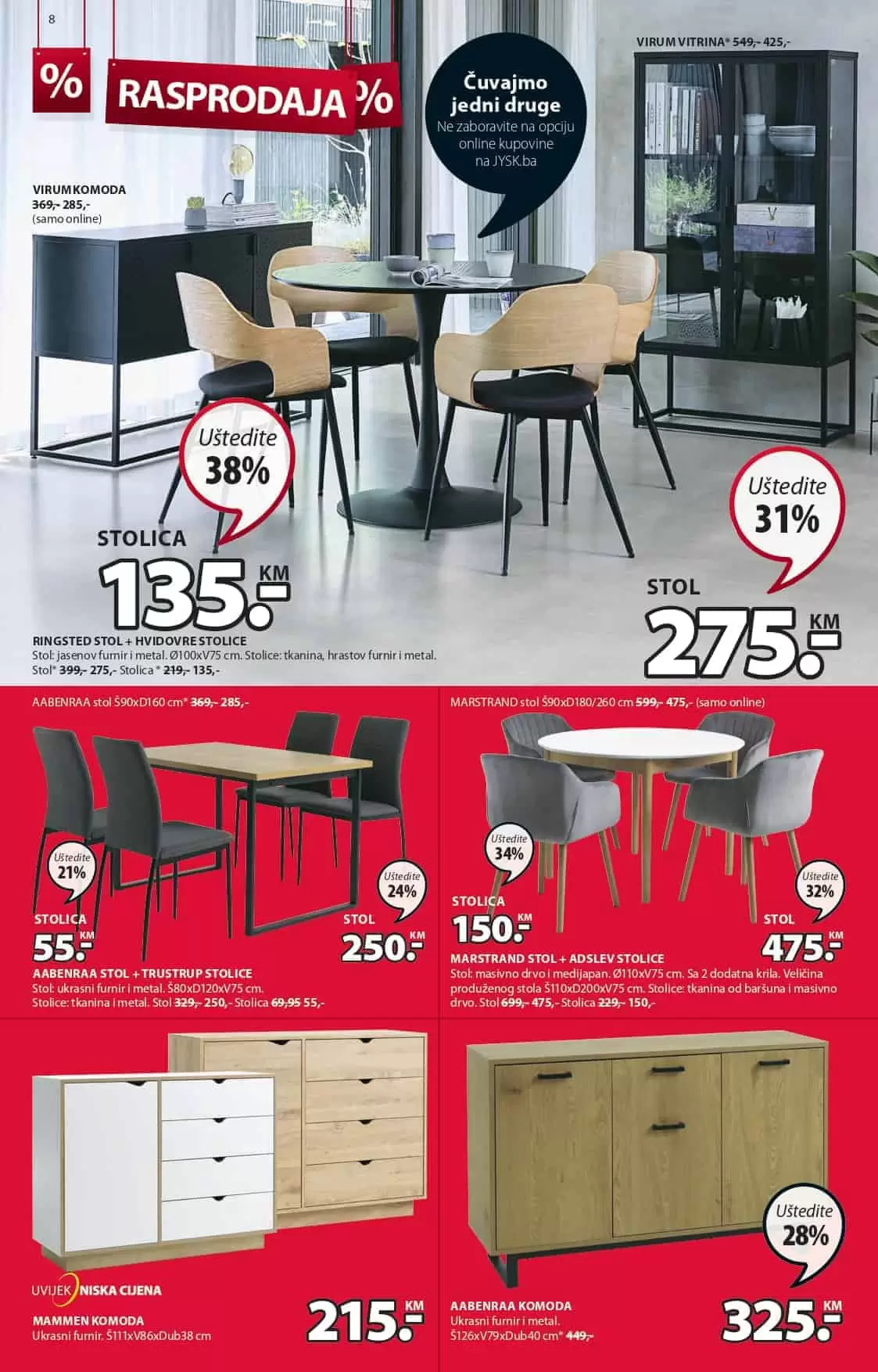 jysk akcijski katalog. snizenje. popust, korona virus. online kupovina.